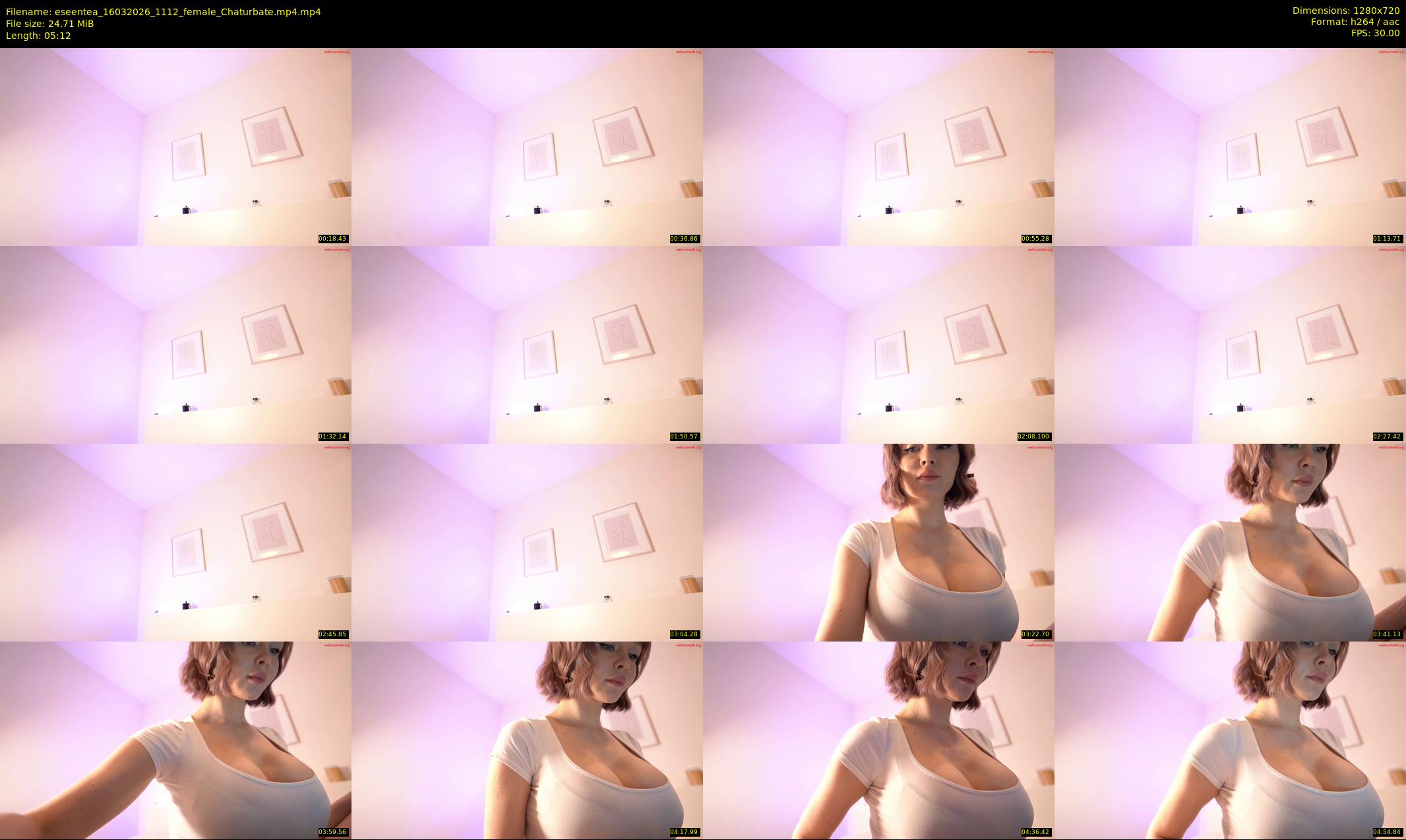 eseentea — 6 minute Chaturbate female cam show recording, 720p, Mar 16, 2026