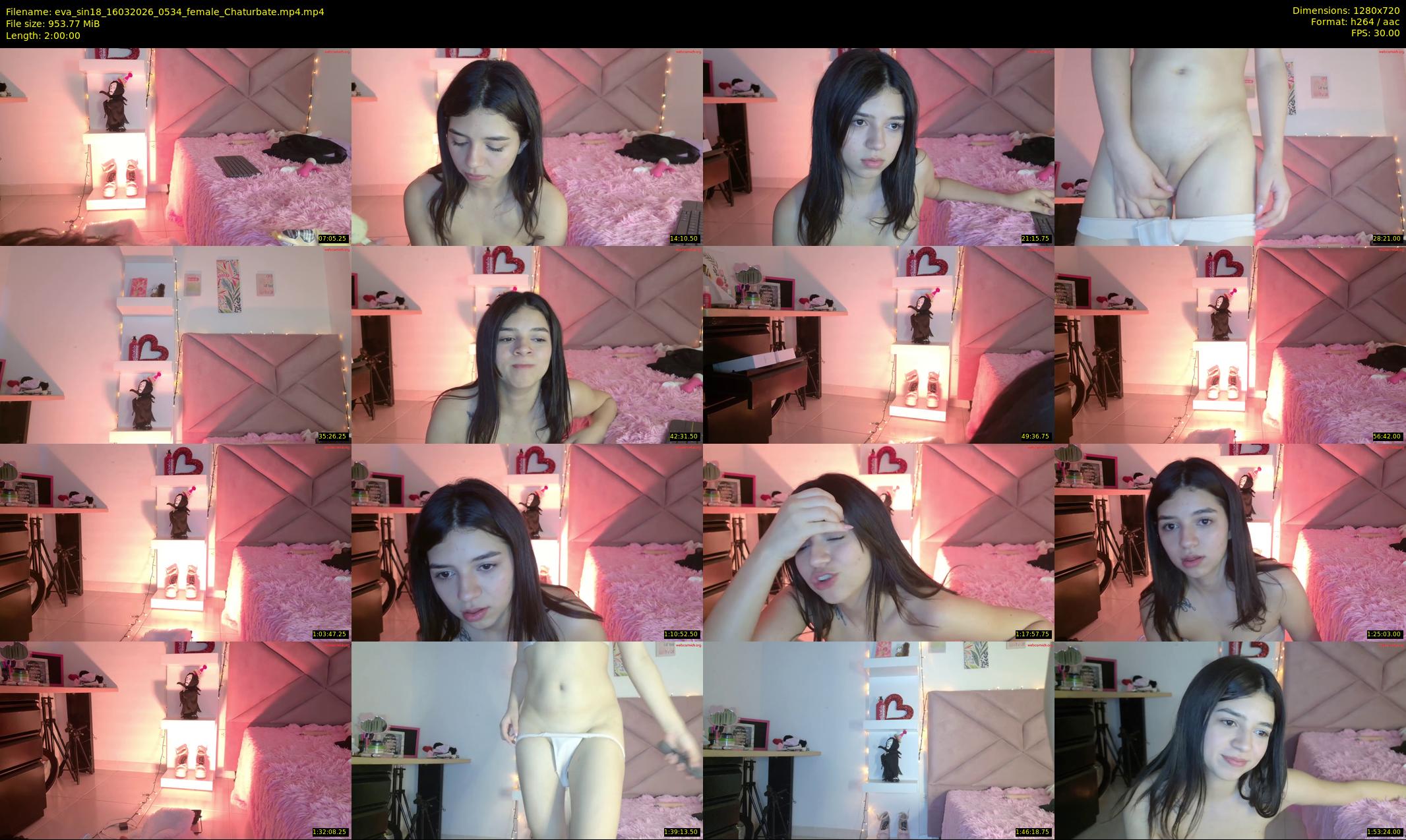 eva_sin18 — 120 minute Chaturbate female cam show recording, 720p, Mar 16, 2026