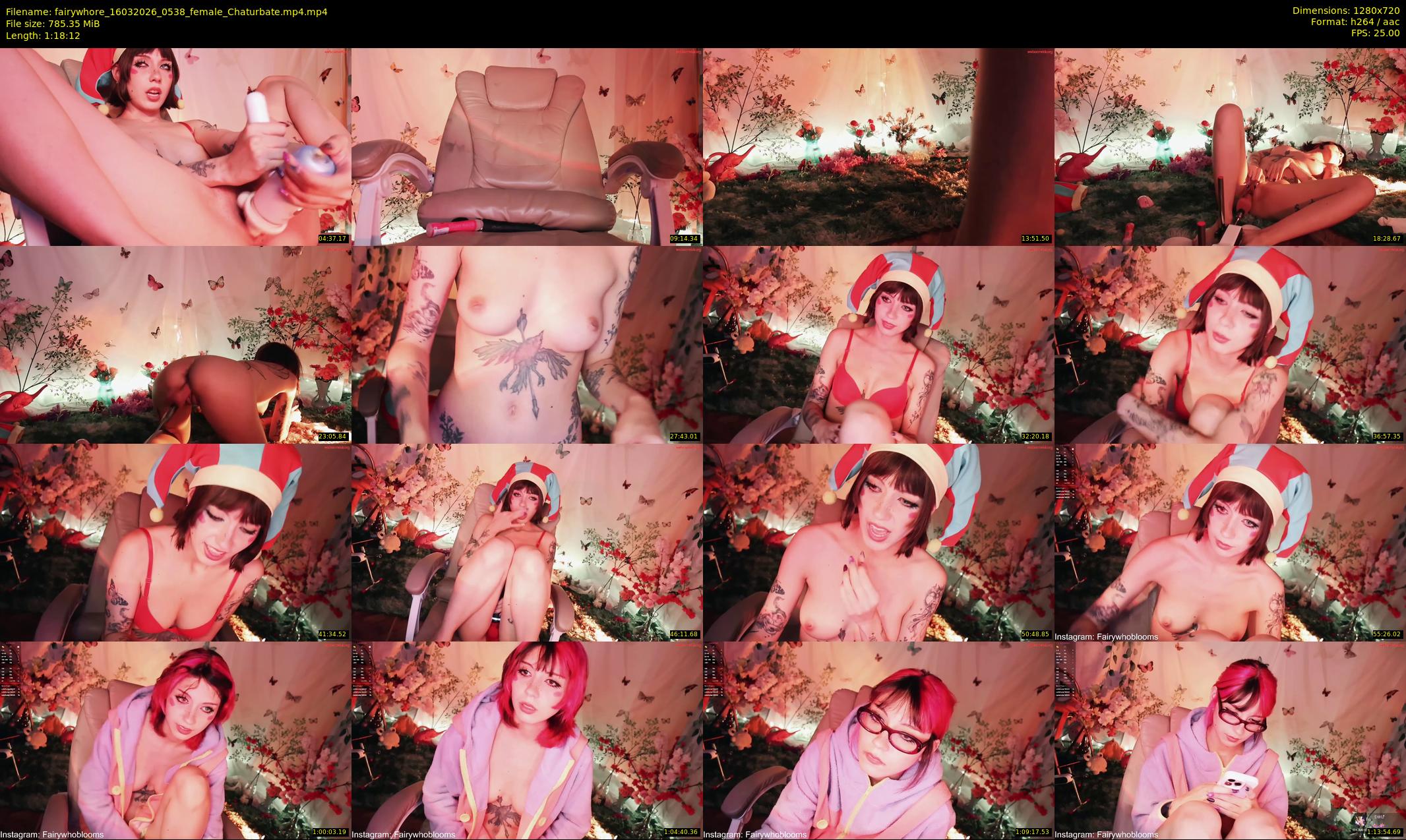 fairywhore — 79 minute Chaturbate female cam show recording, 720p, Mar 16, 2026