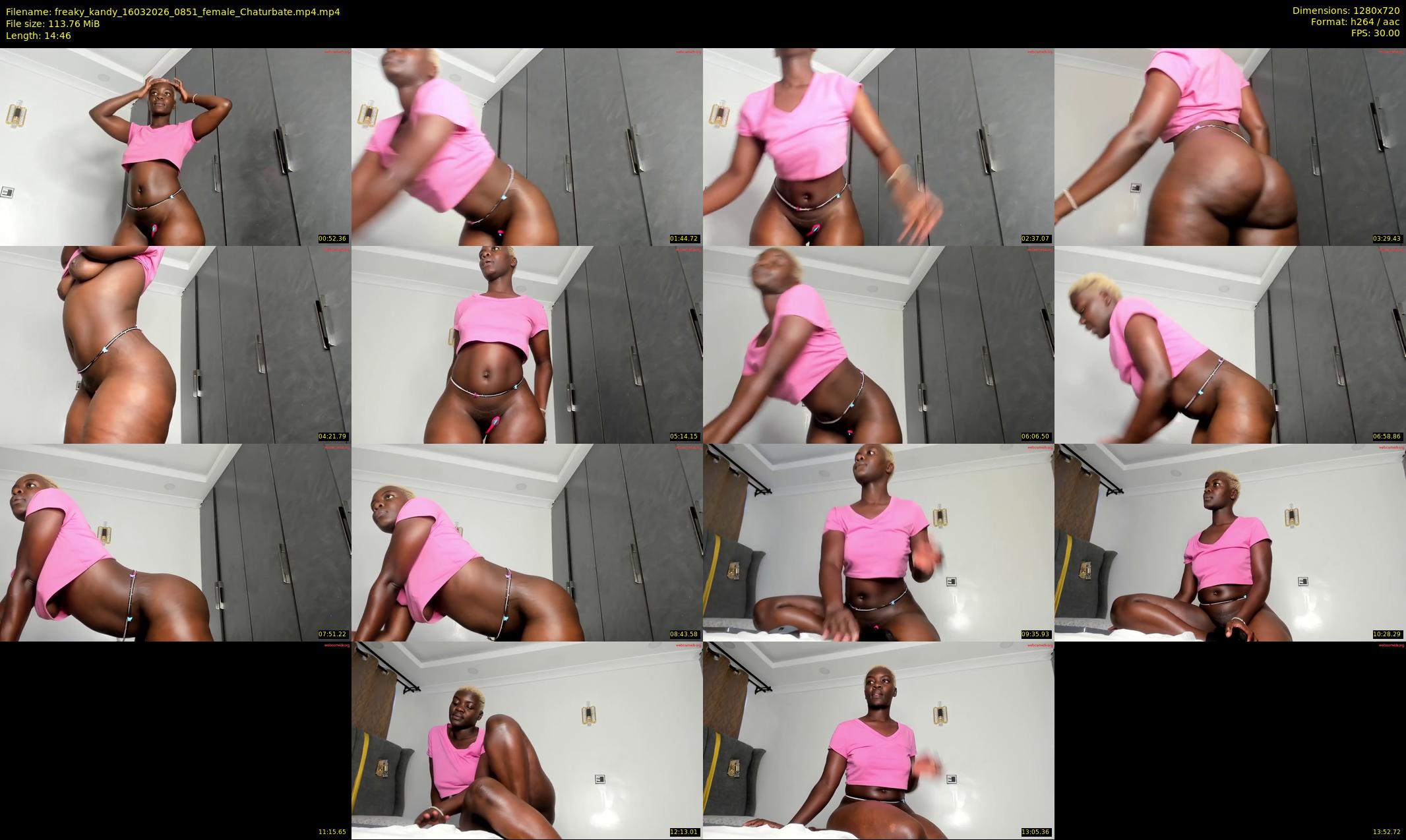 freaky_kandy — 15 minute Chaturbate female cam show recording, 720p, Mar 16, 2026