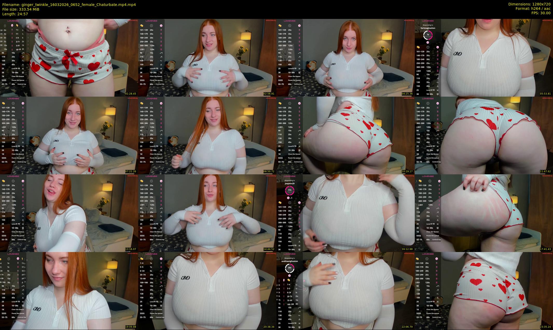 ginger_twinkle — 25 minute Chaturbate female cam show recording, 720p, Mar 16, 2026