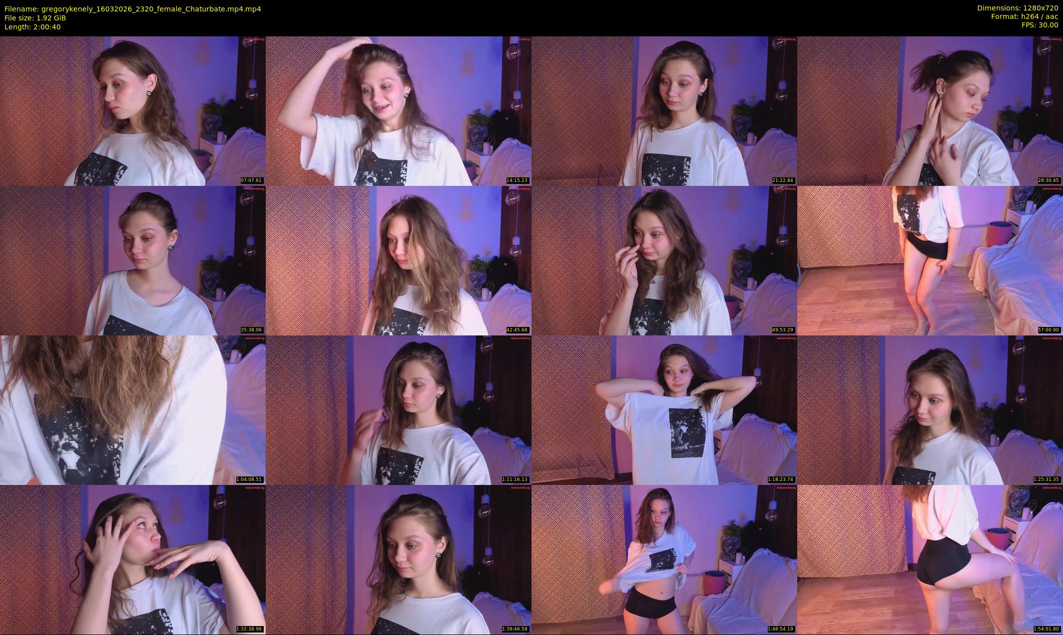 gregorykenely — 121 minute Chaturbate female cam show recording, 720p, Mar 16, 2026