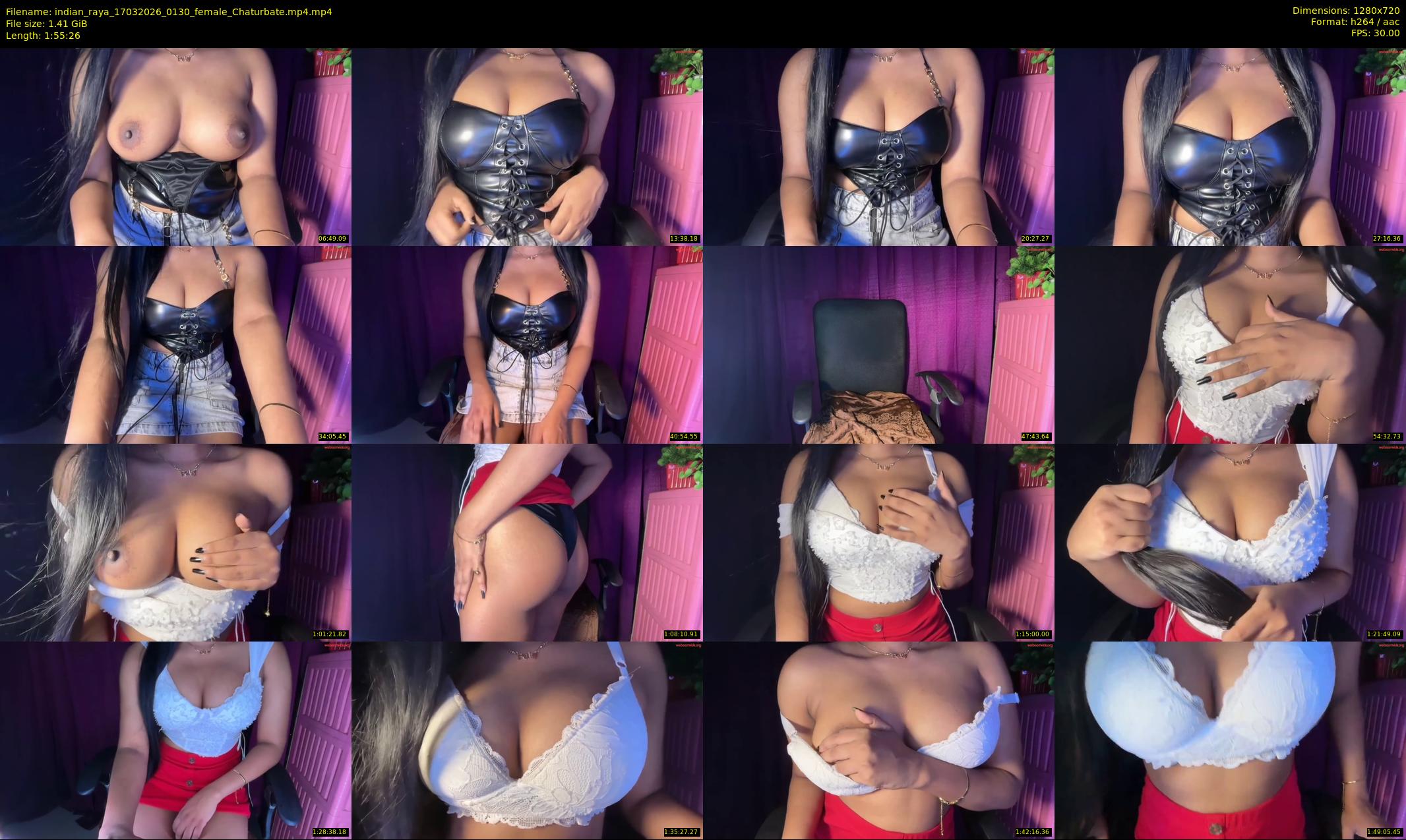 indian_raya — 116 minute Chaturbate female cam show recording, 720p, Mar 17, 2026
