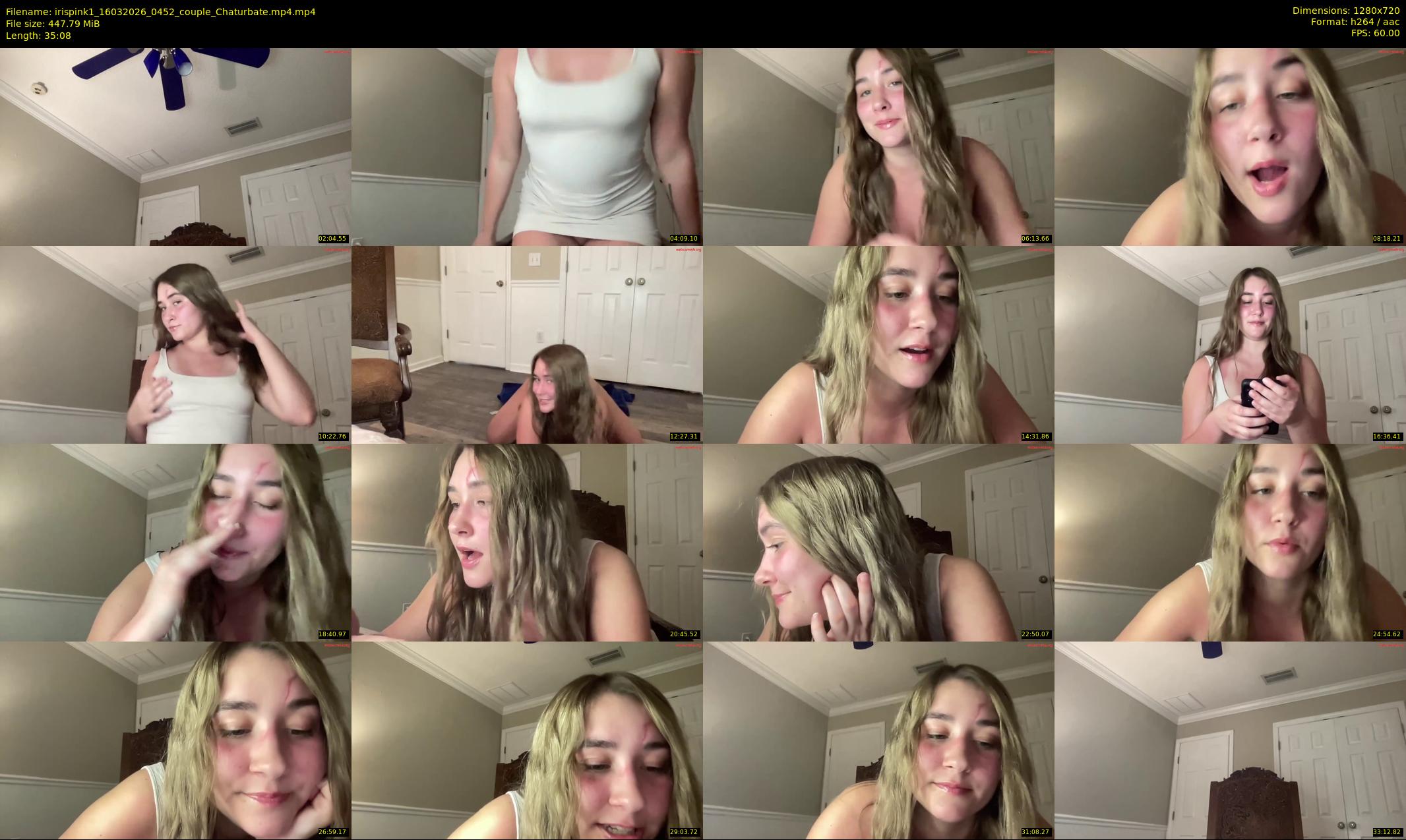 irispink1 — 36 minute Chaturbate female cam show recording, 720p, Mar 16, 2026