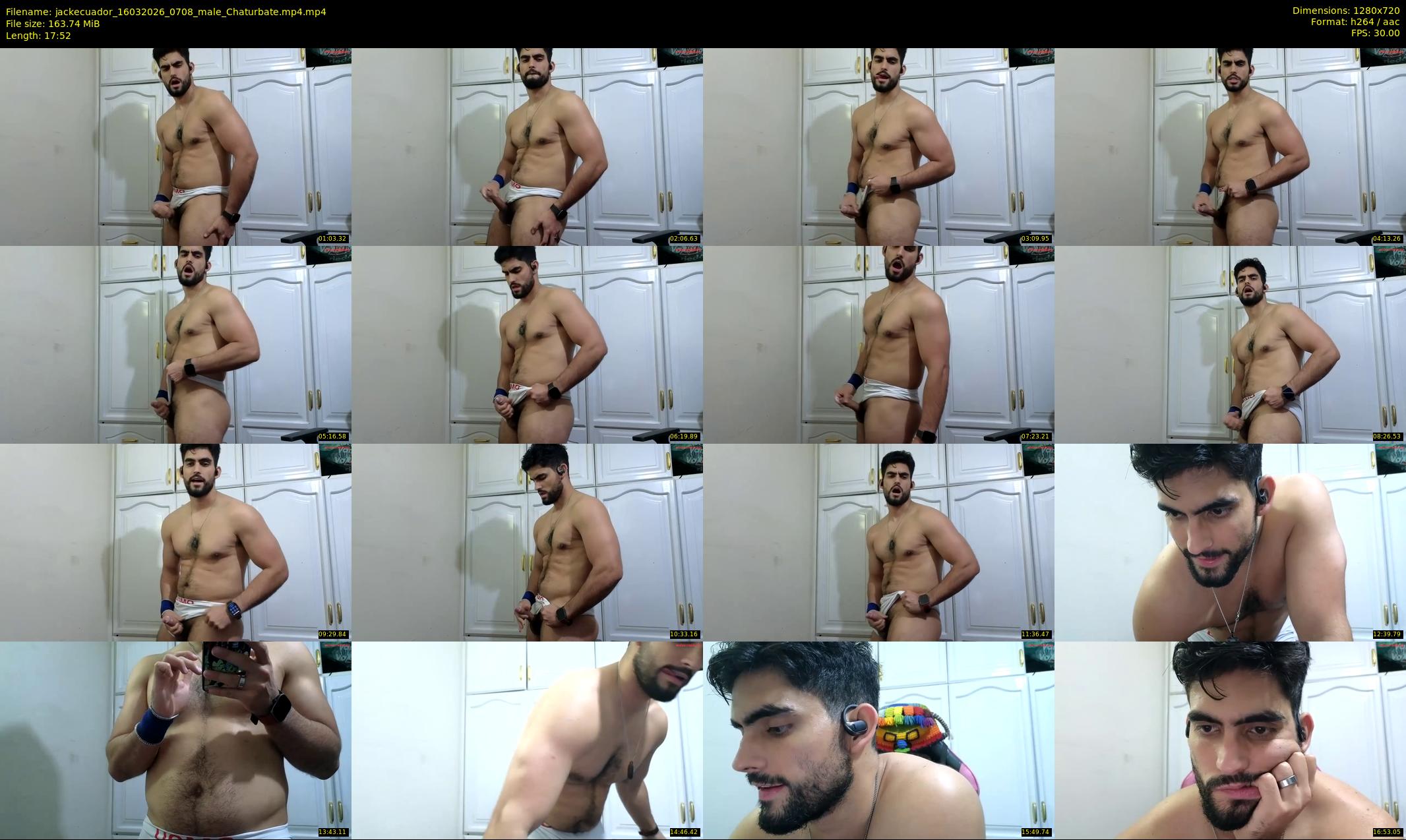 jackecuador — 18 minute Chaturbate male cam show recording, 720p, Mar 16, 2026