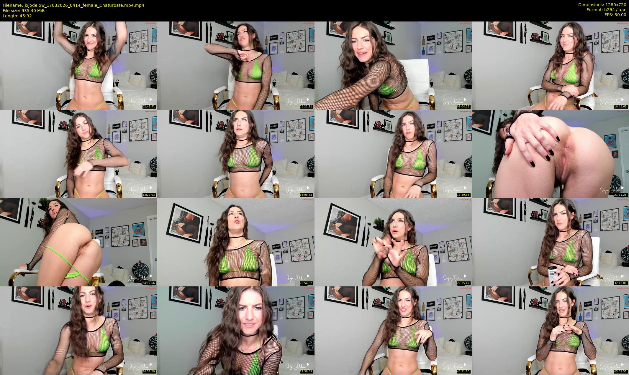 jojodelow — 46 minute Chaturbate female cam show recording, 720p, Mar 17, 2026