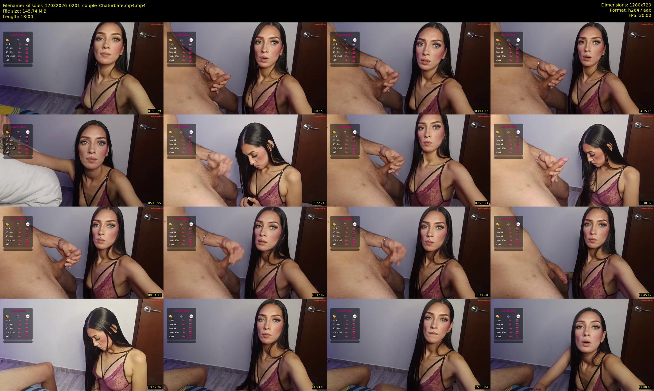 killsouls — 18 minute Chaturbate couple cam show recording, 720p, Mar 17, 2026
