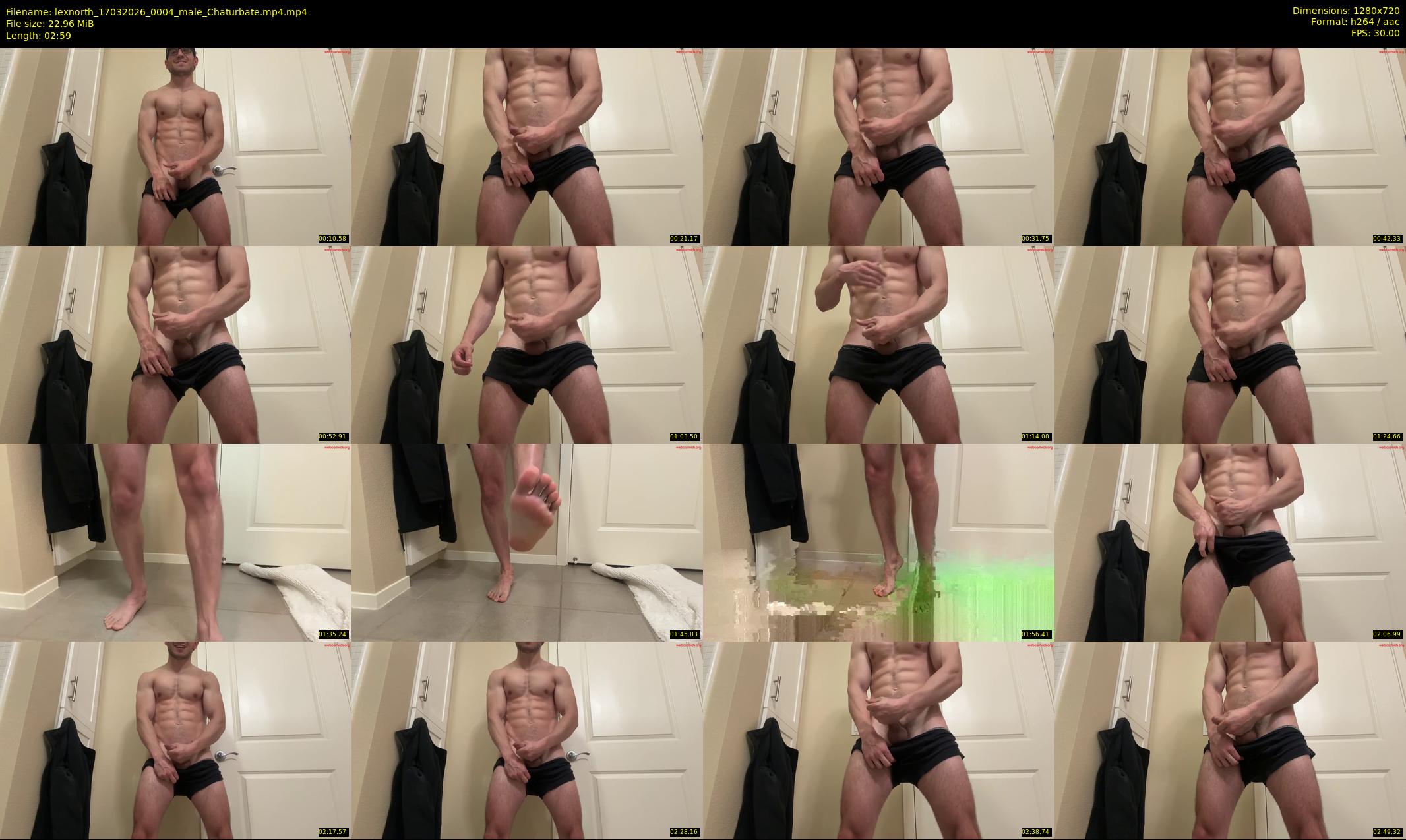 lexnorth — 3 minute Chaturbate male cam show recording, 720p, Mar 17, 2026