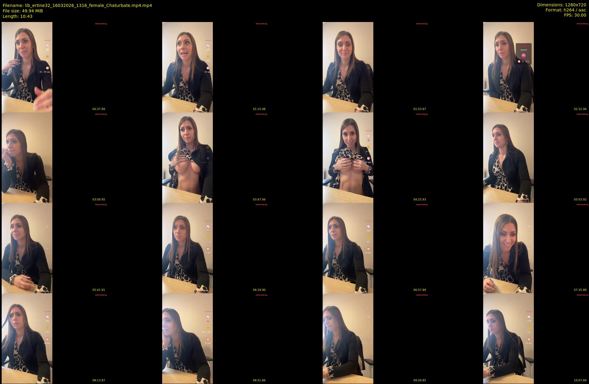 lib_ertine32 — 11 minute Chaturbate female cam show recording, 720p, Mar 16, 2026