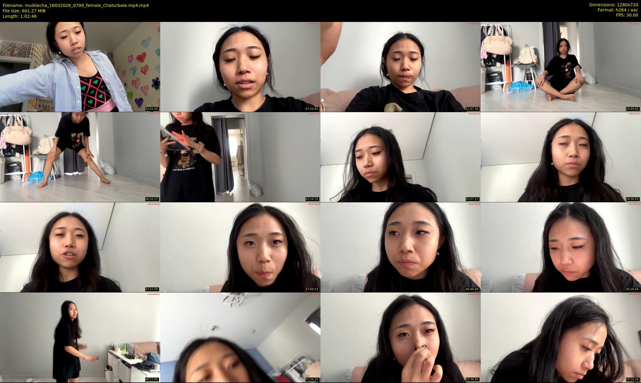 muiklecha — 63 minute Chaturbate female cam show recording, 720p, Mar 16, 2026