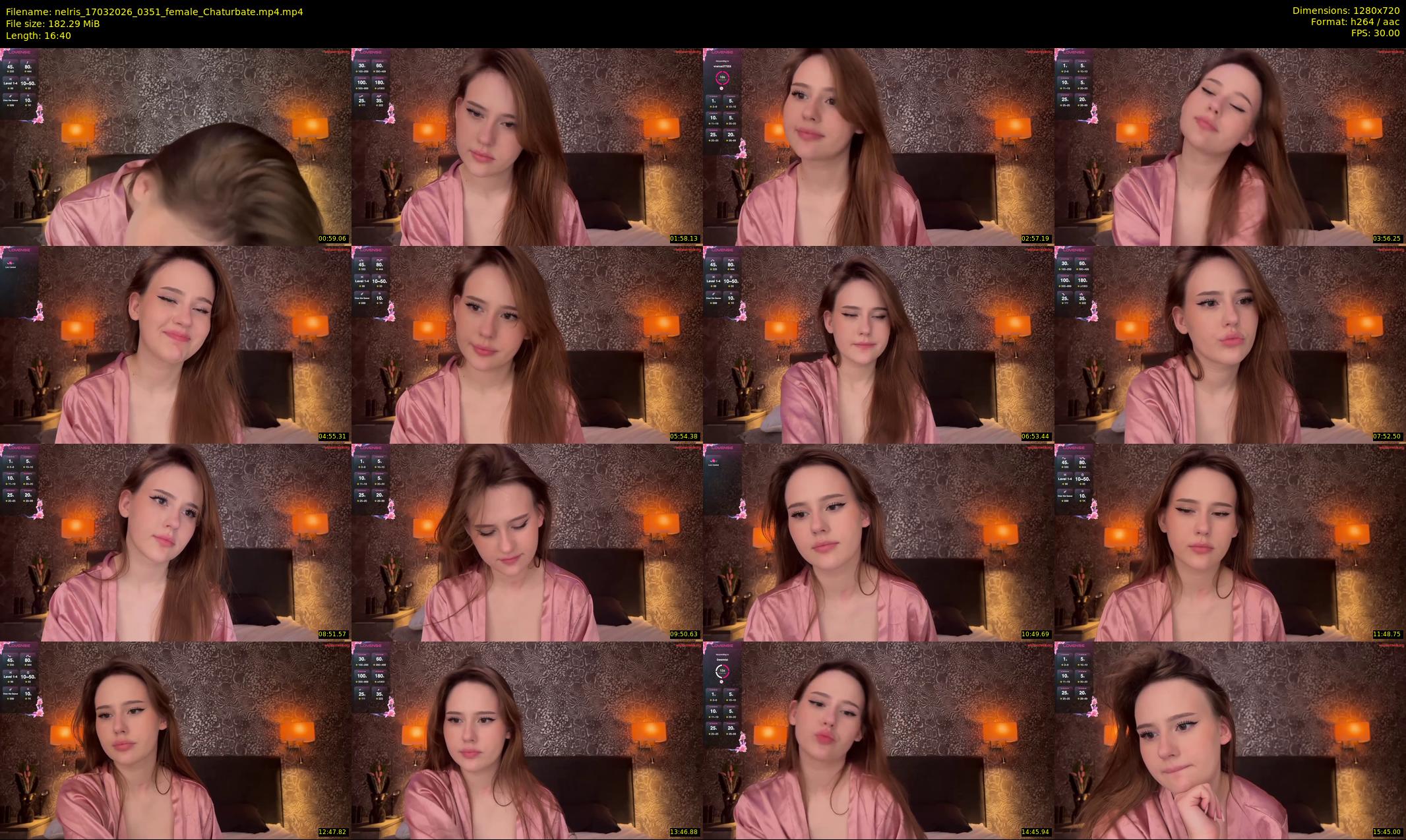 nelris — 17 minute Chaturbate female cam show recording, 720p, Mar 17, 2026