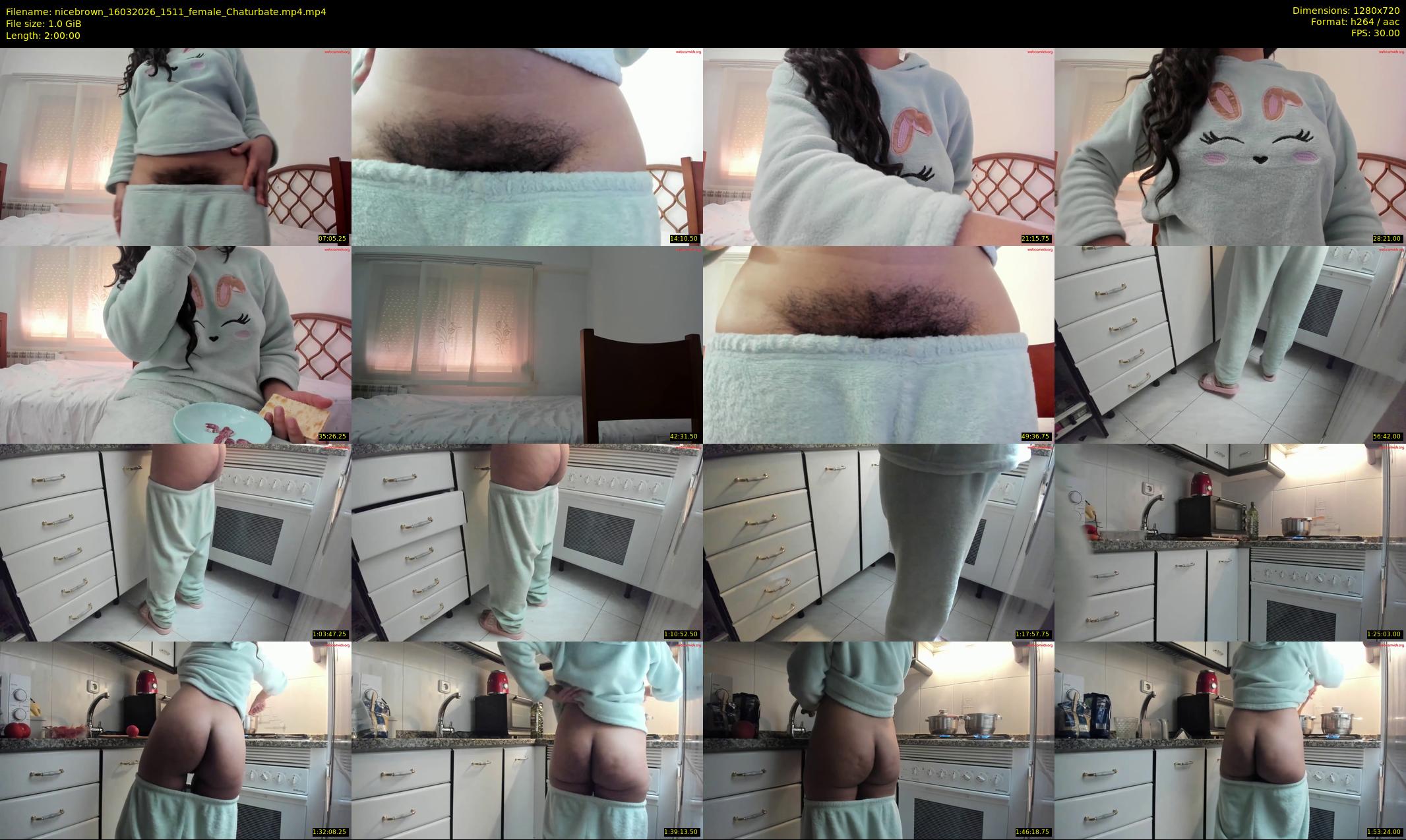 nicebrown — 120 minute Chaturbate female cam show recording, 720p, Mar 16, 2026