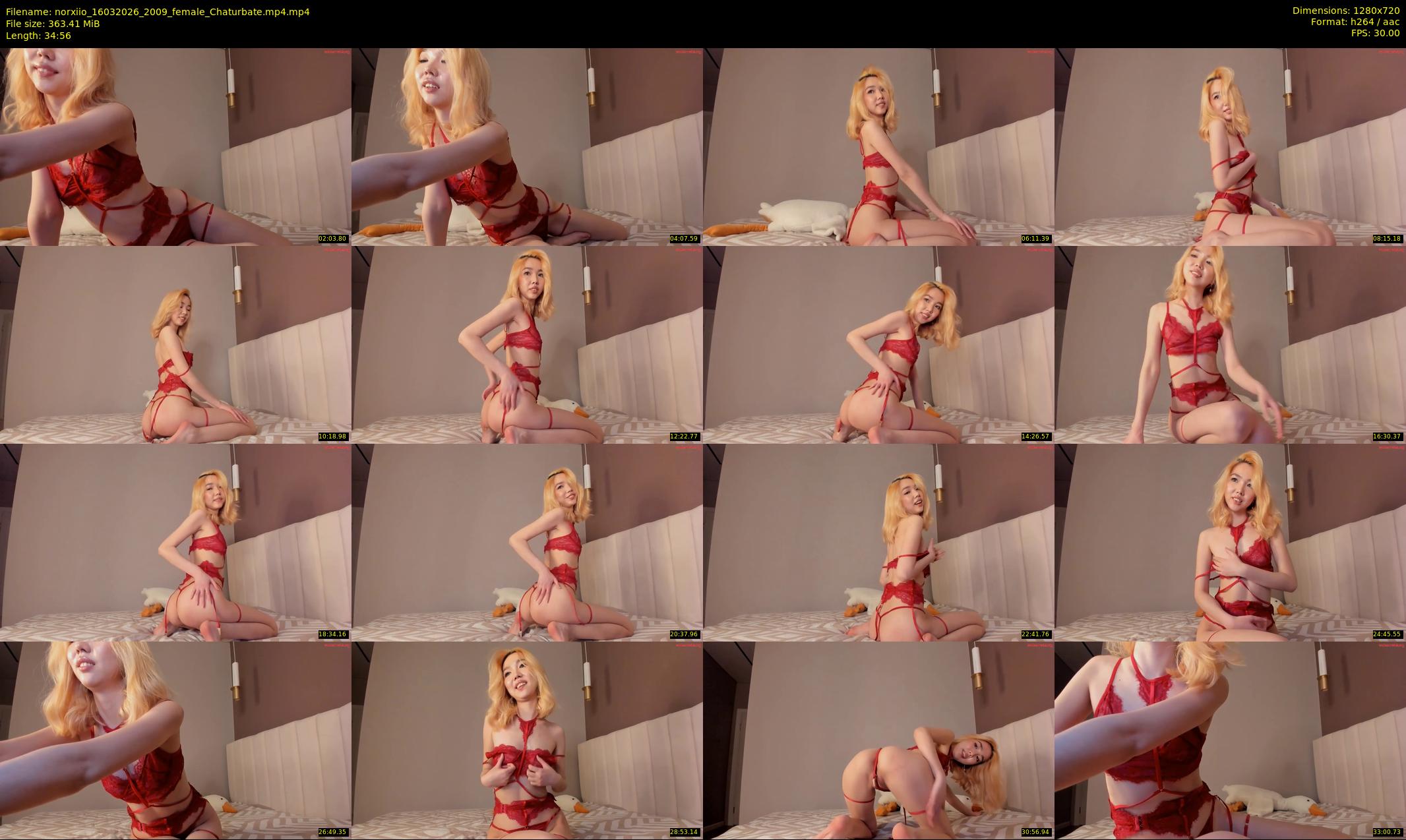 norxiio — 35 minute Chaturbate female cam show recording, 720p, Mar 16, 2026