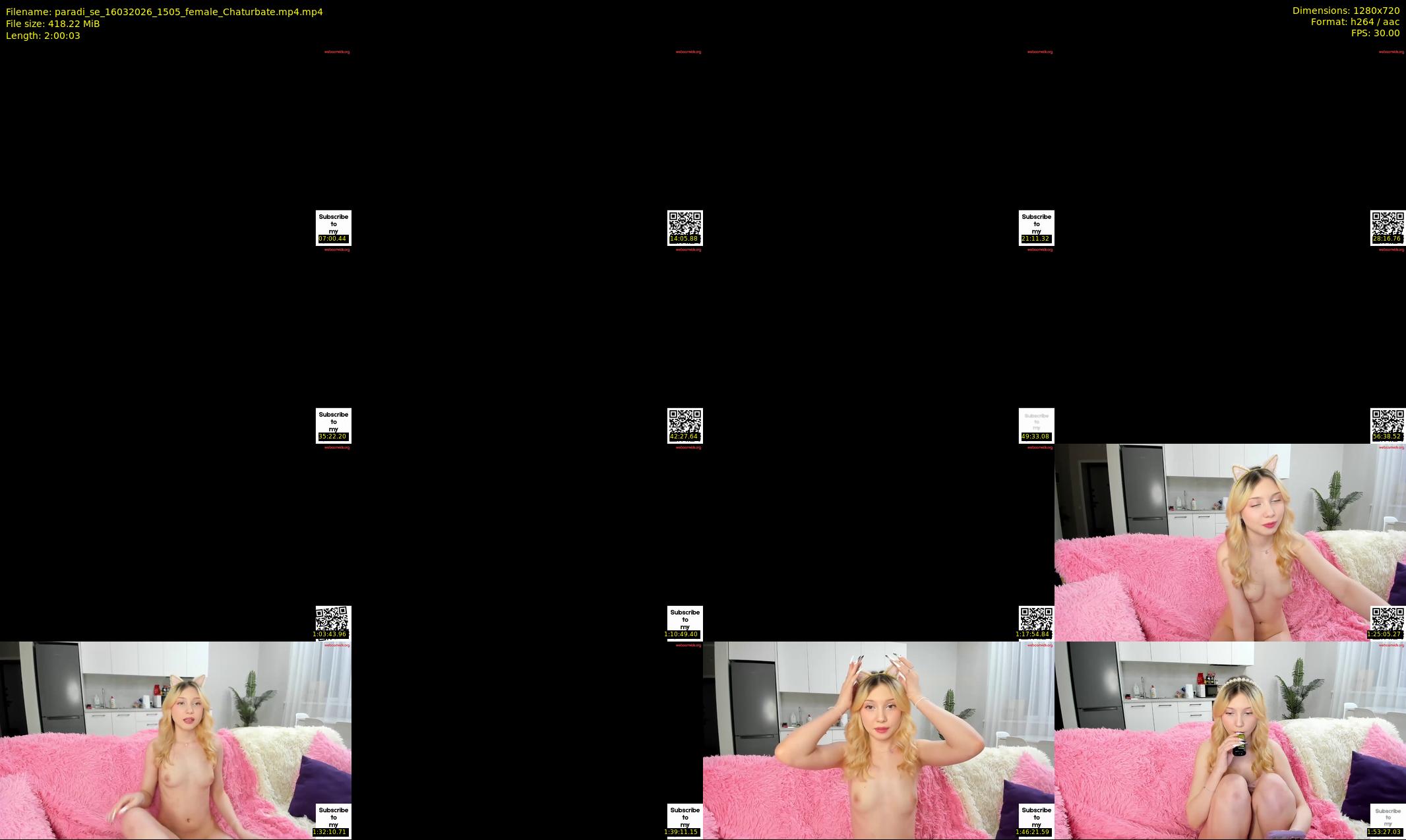 paradi_se — 121 minute Chaturbate female cam show recording, 720p, Mar 16, 2026