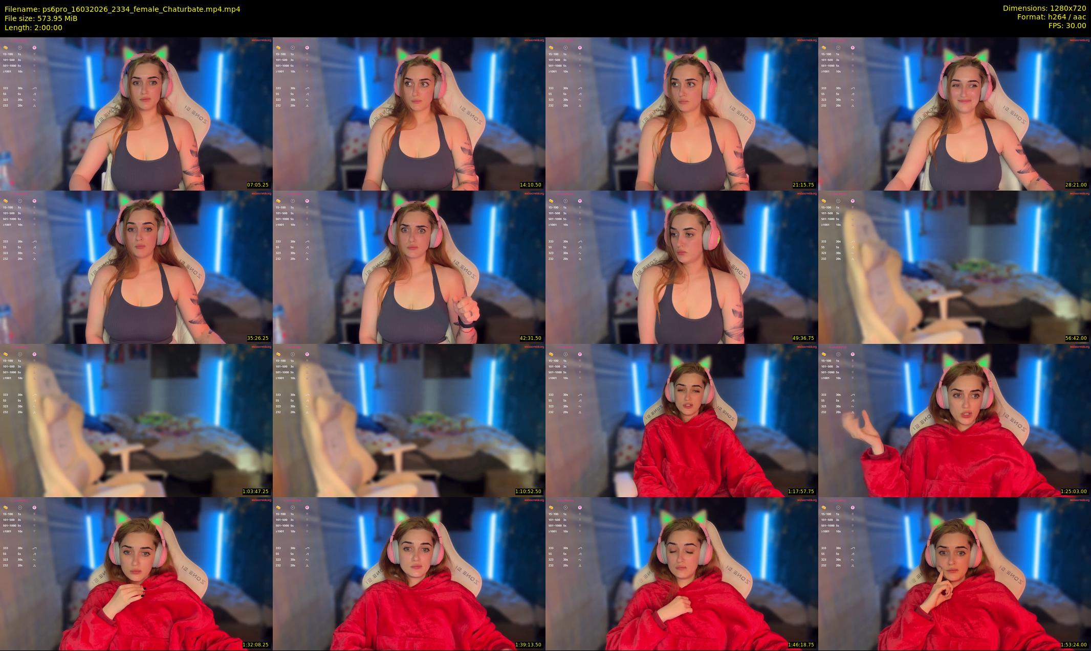 ps6pro — 120 minute Chaturbate female cam show recording, 720p, Mar 16, 2026