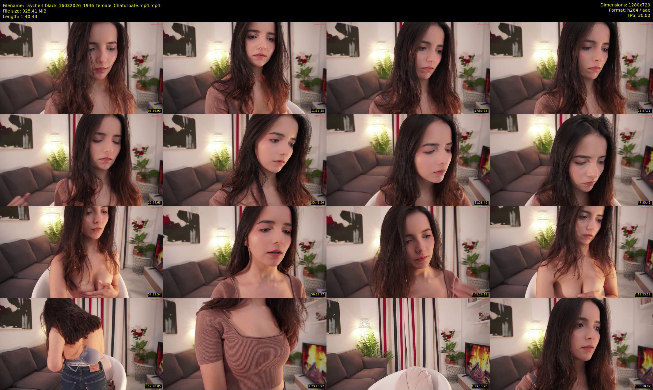 raychell_black — 101 minute Chaturbate female cam show recording, 720p, Mar 16, 2026