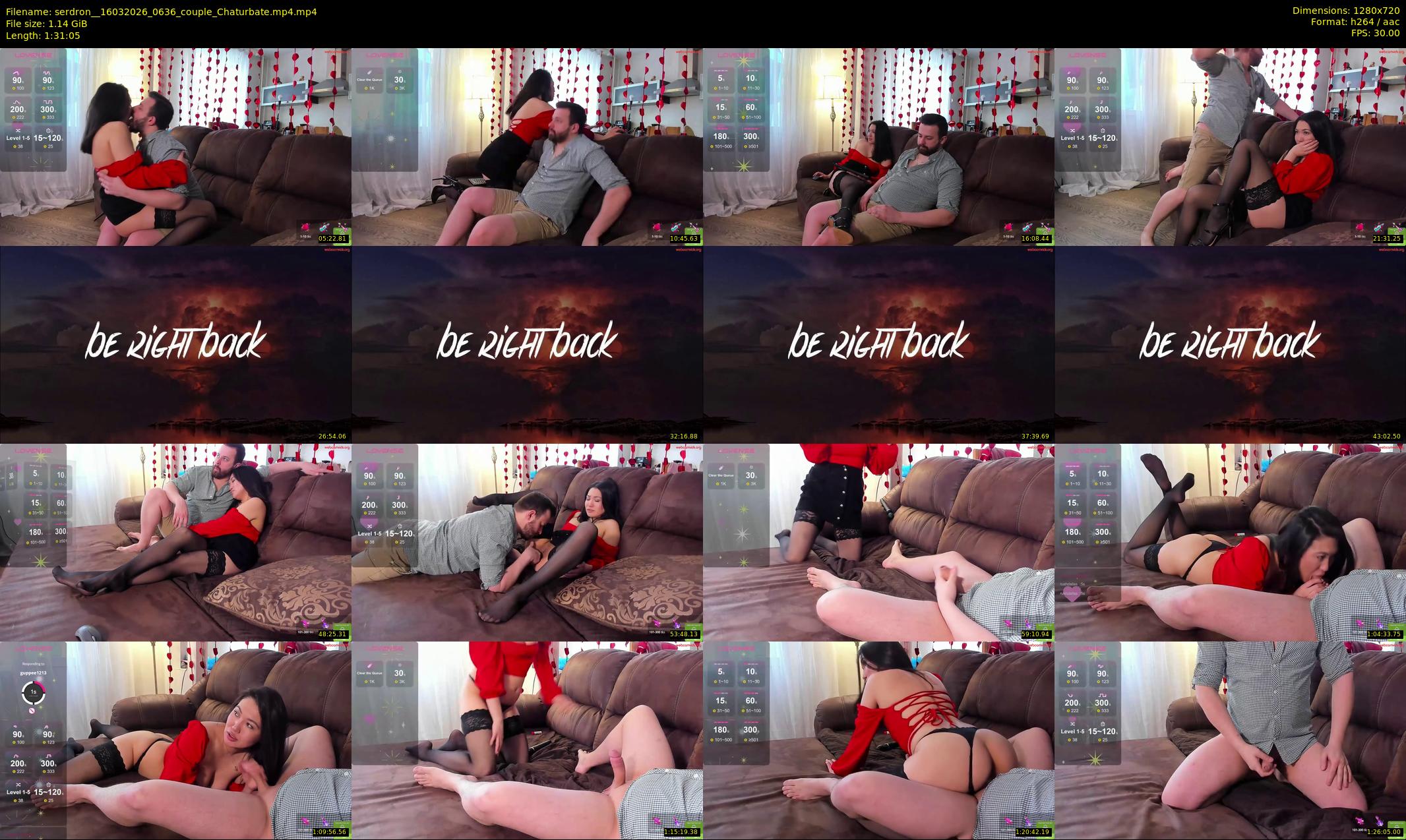 serdron_ — 92 minute Chaturbate couple cam show recording, 720p, Mar 16, 2026
