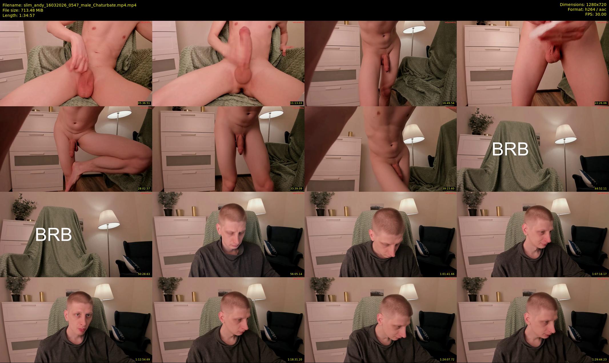 slim_andy — 95 minute Chaturbate male cam show recording, 720p, Mar 16, 2026