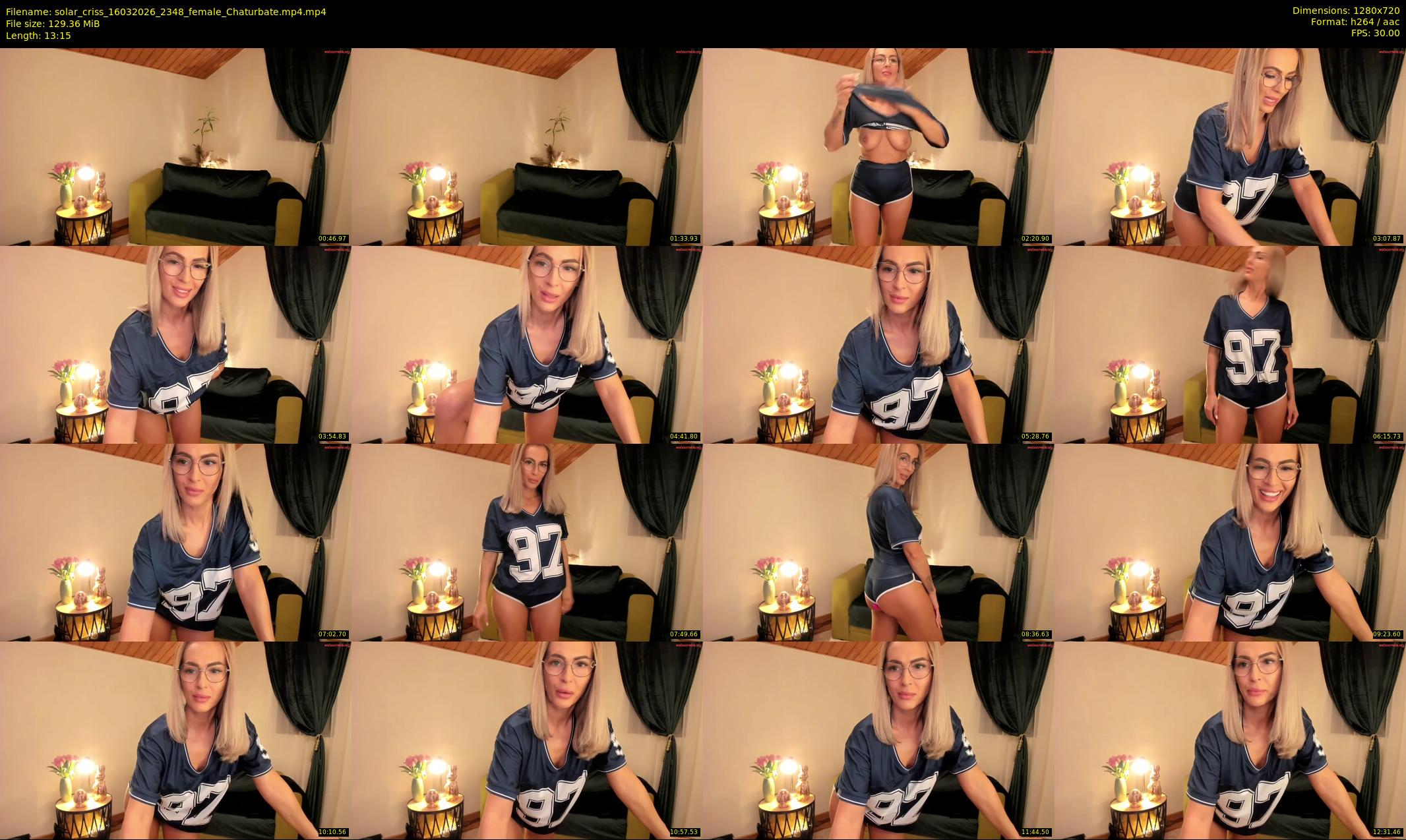 solar_criss — 14 minute Chaturbate female cam show recording, 720p, Mar 16, 2026