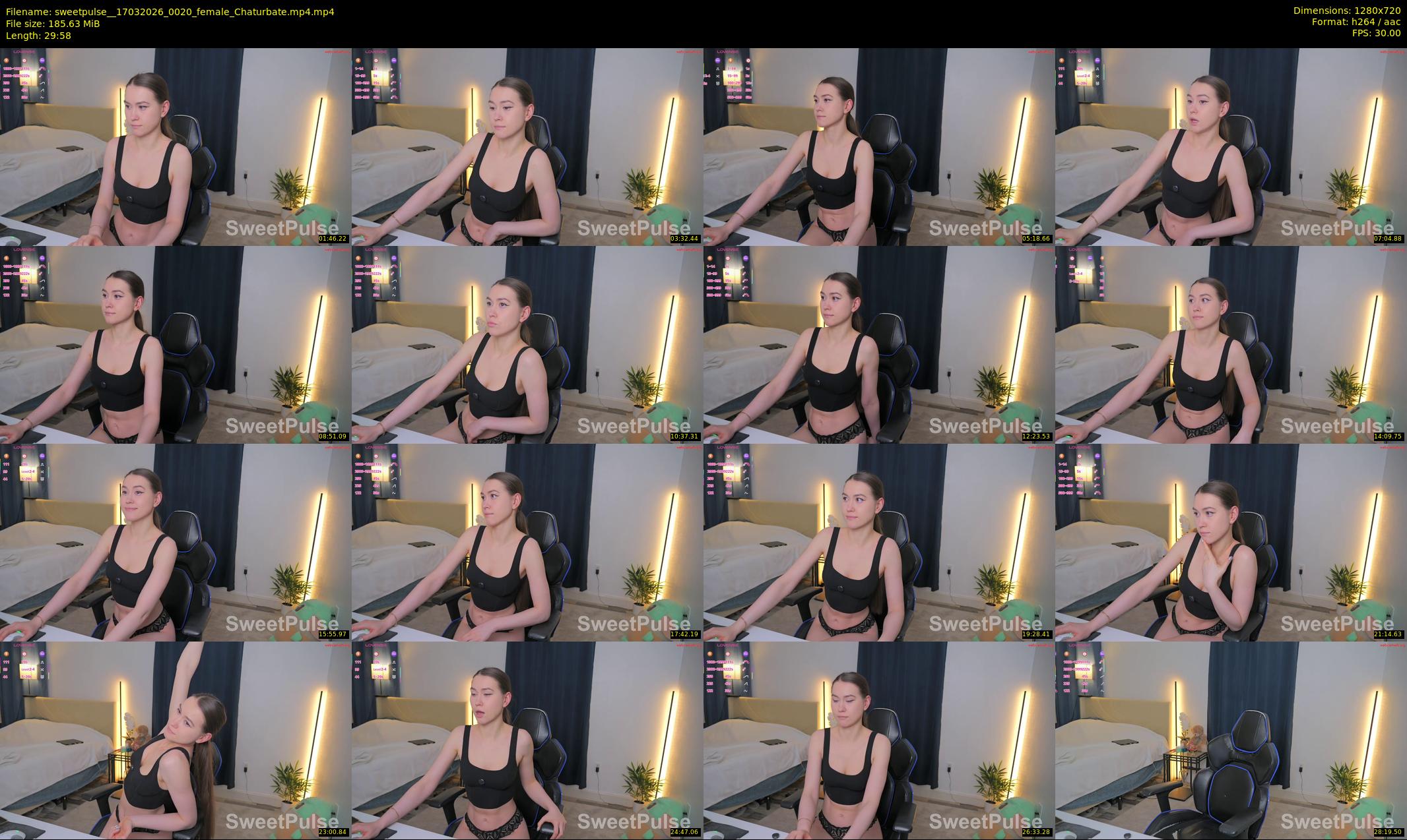 sweetpulse_ — 30 minute Chaturbate female cam show recording, 720p, Mar 17, 2026