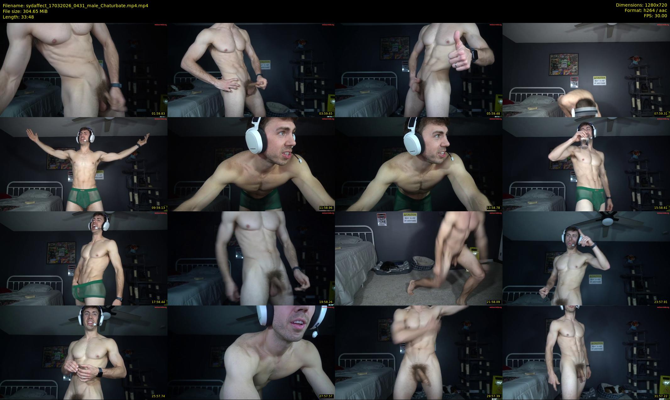 sydaffect — 34 minute Chaturbate male cam show recording, 720p, Mar 17, 2026