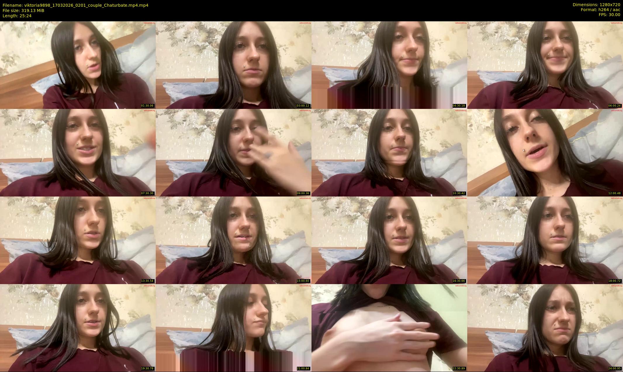 viktoria9898 — 26 minute Chaturbate couple cam show recording, 720p, Mar 17, 2026