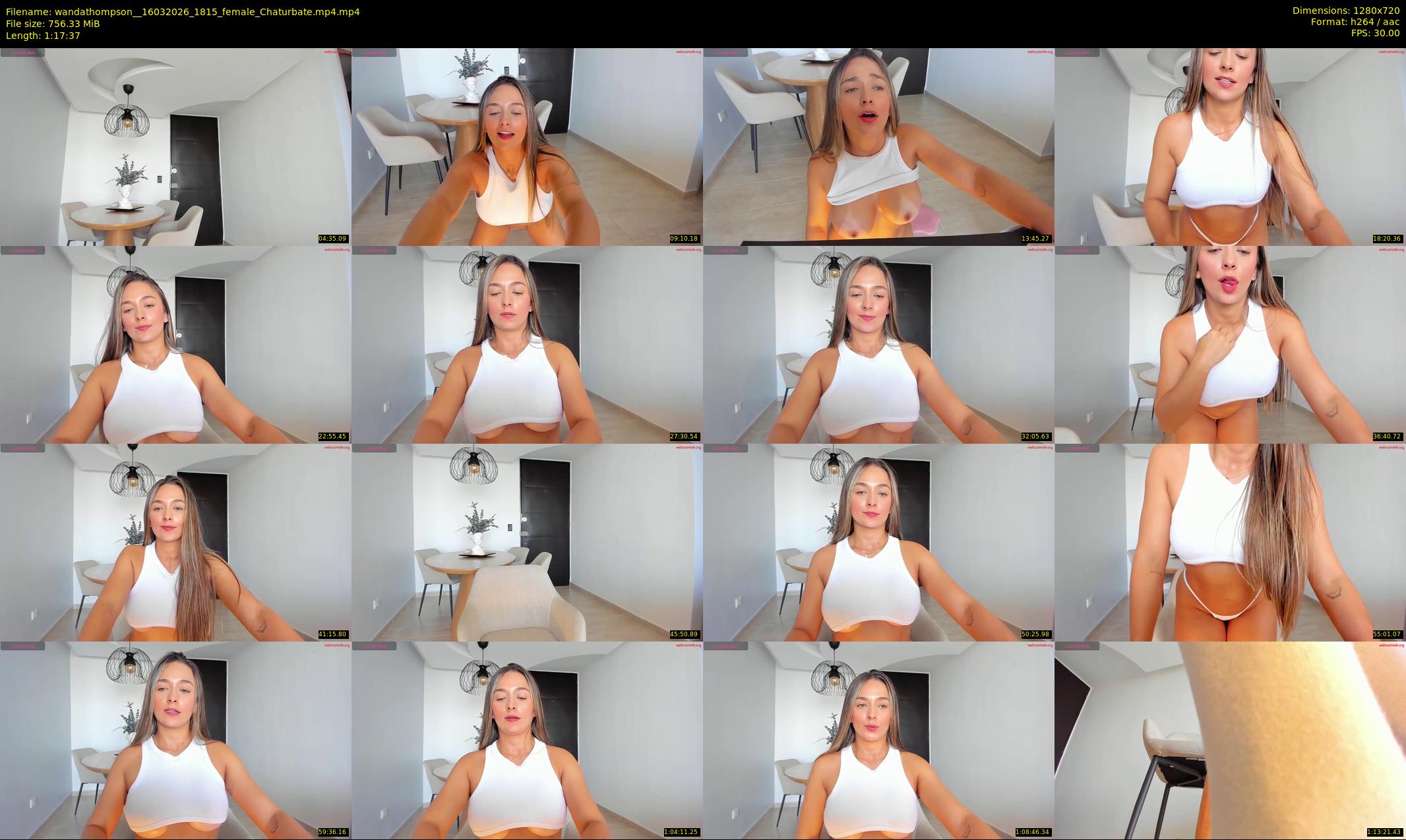 wandathompson_ — 78 minute Chaturbate female cam show recording, 720p, Mar 16, 2026