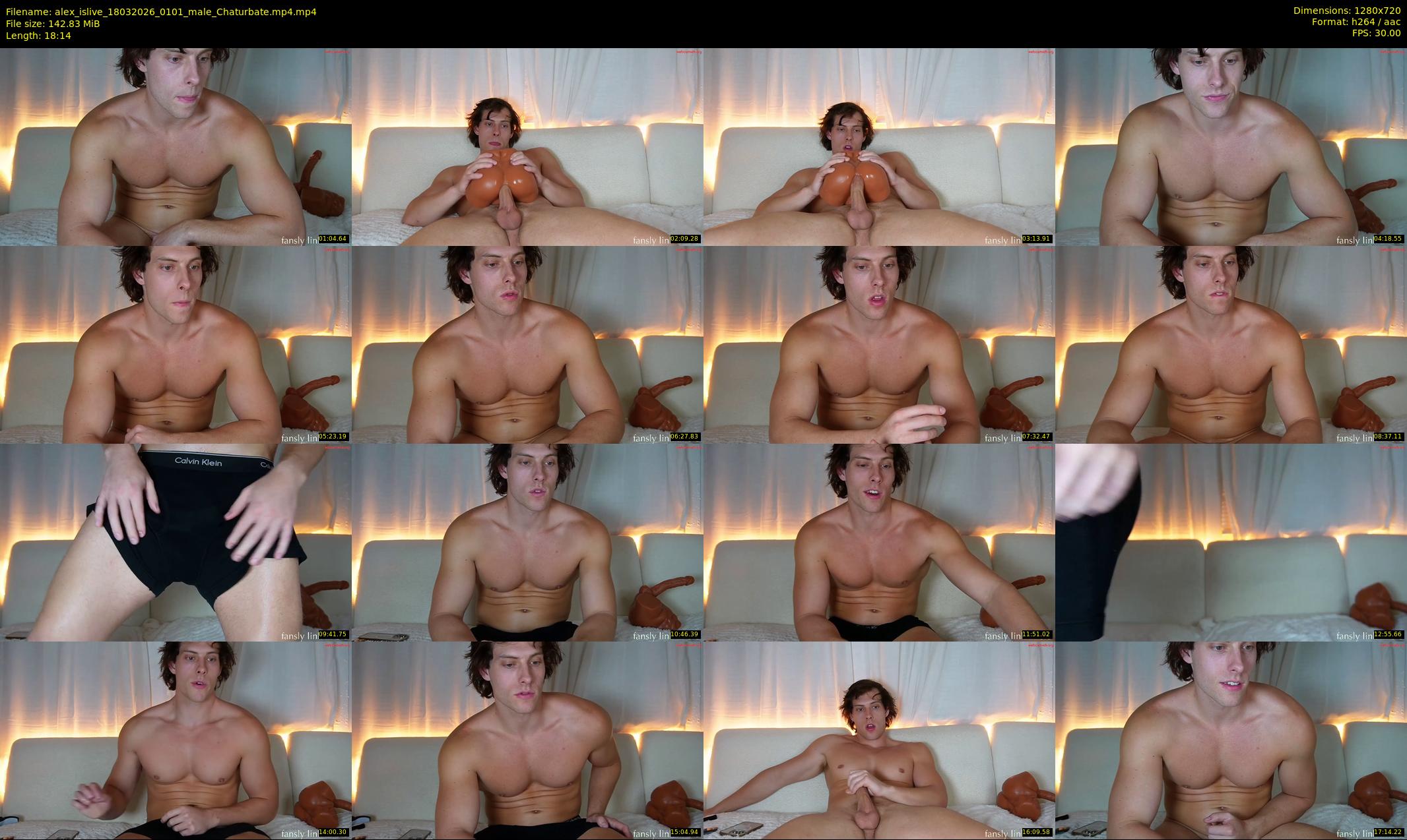 alex_islive — 19 minute Chaturbate male cam show recording, 720p, Mar 18, 2026