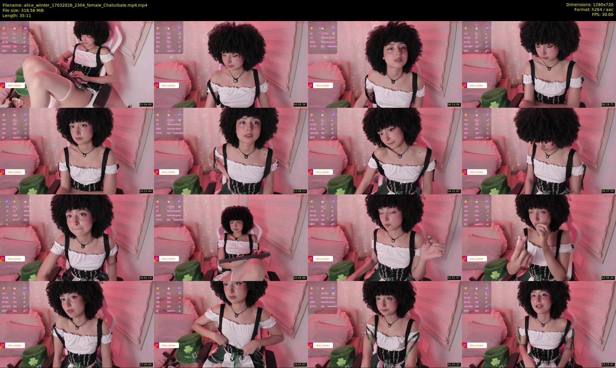 alice_wiinter — 36 minute Chaturbate female cam show recording, 720p, Mar 17, 2026