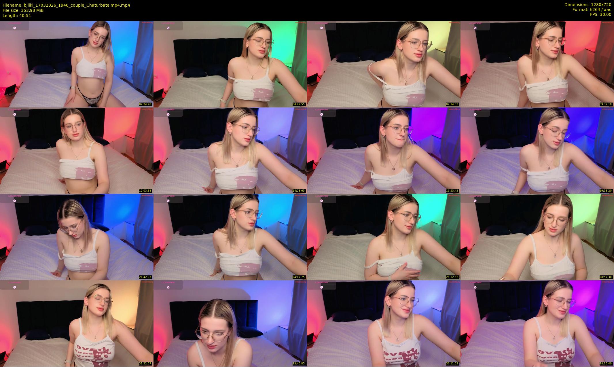 bjliki — 41 minute Chaturbate couple cam show recording, 720p, Mar 17, 2026