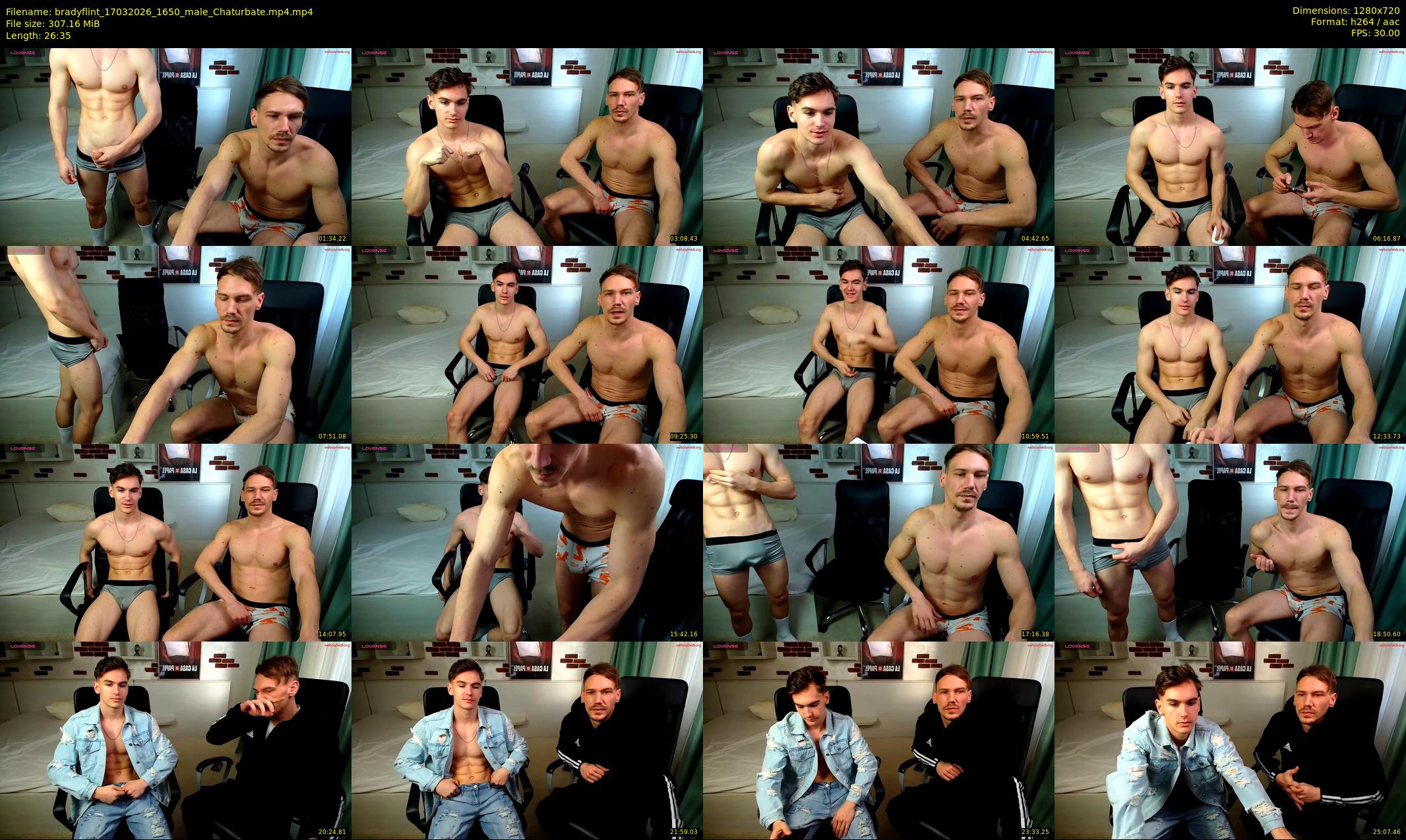 bradyflint — 27 minute Chaturbate male cam show recording, 720p, Mar 17, 2026