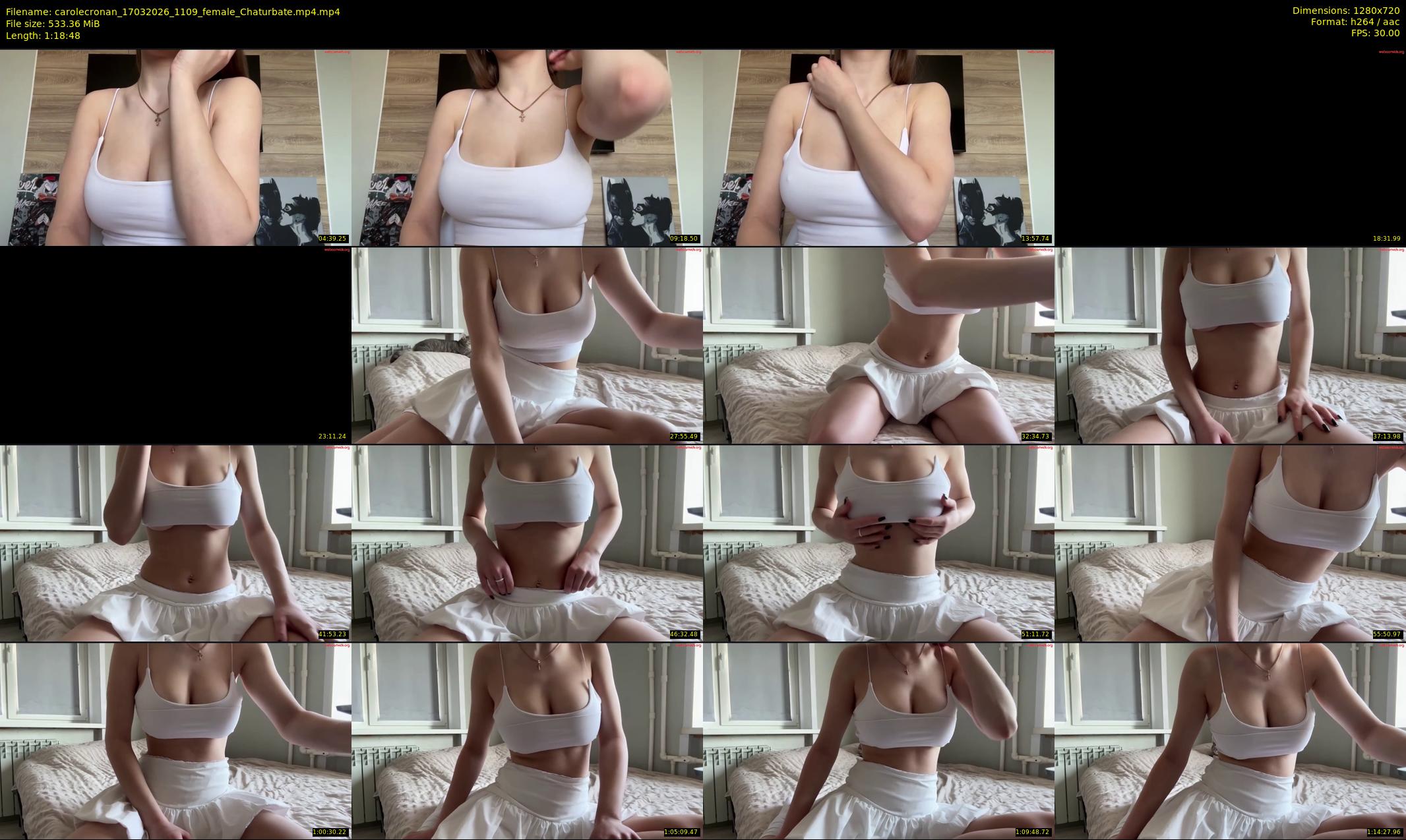 carolecronan — 79 minute Chaturbate female cam show recording, 720p, Mar 17, 2026