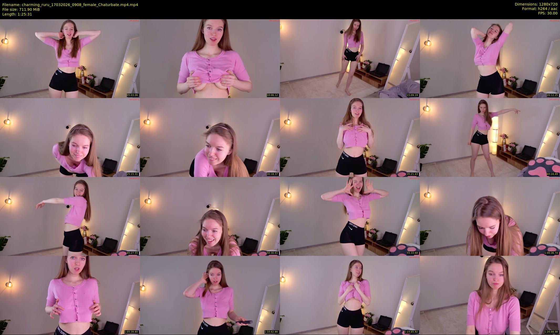 charming_ruru — 86 minute Chaturbate female cam show recording, 720p, Mar 17, 2026