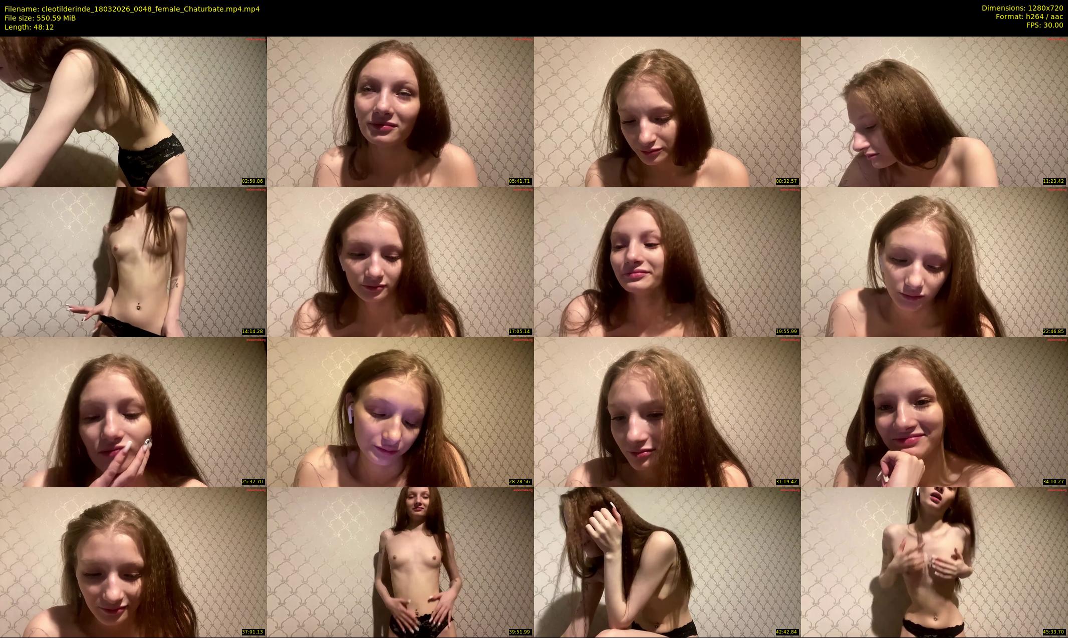 cleotilderinde — 49 minute Chaturbate female cam show recording, 720p, Mar 18, 2026