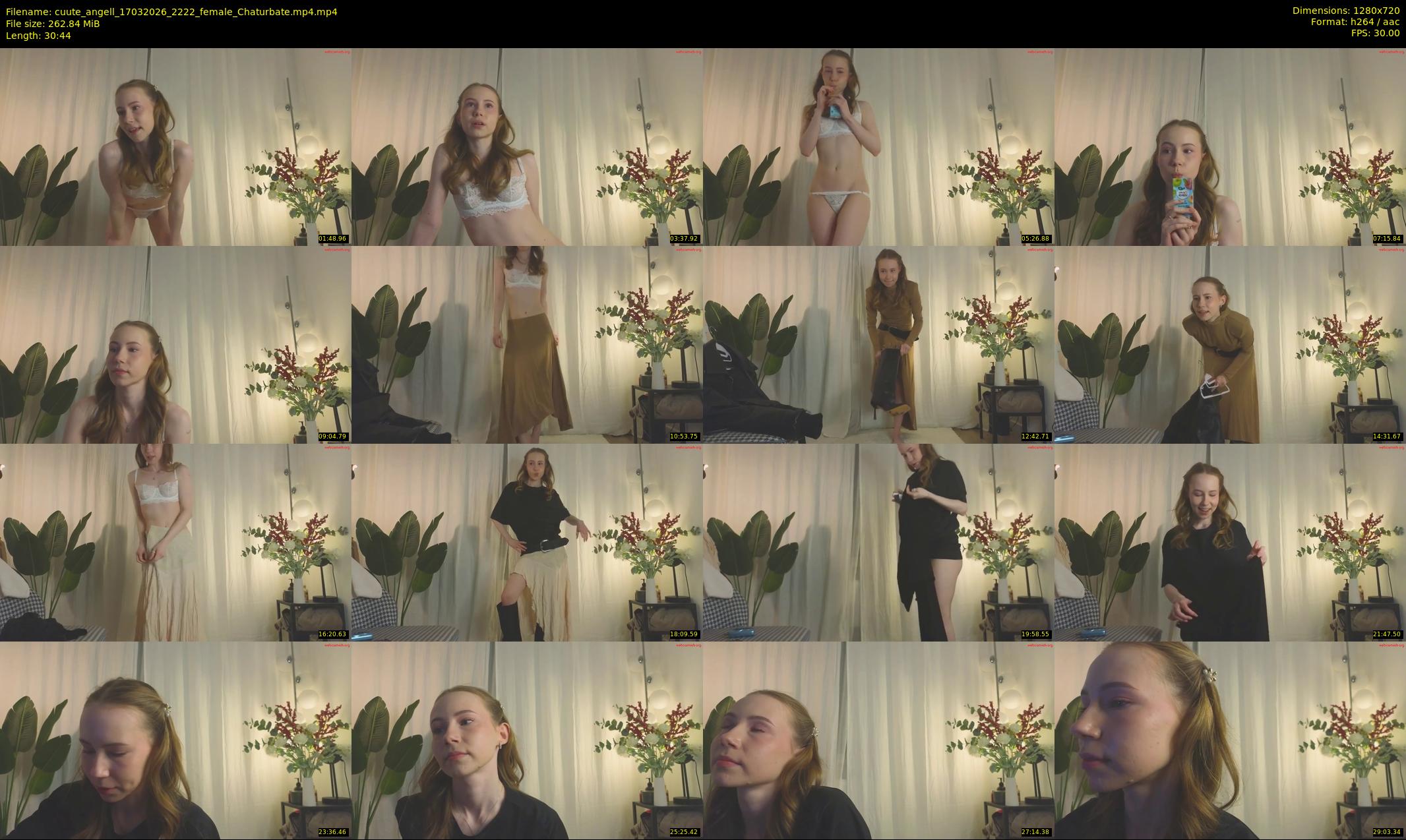 cuute_angell — 31 minute Chaturbate female cam show recording, 720p, Mar 17, 2026