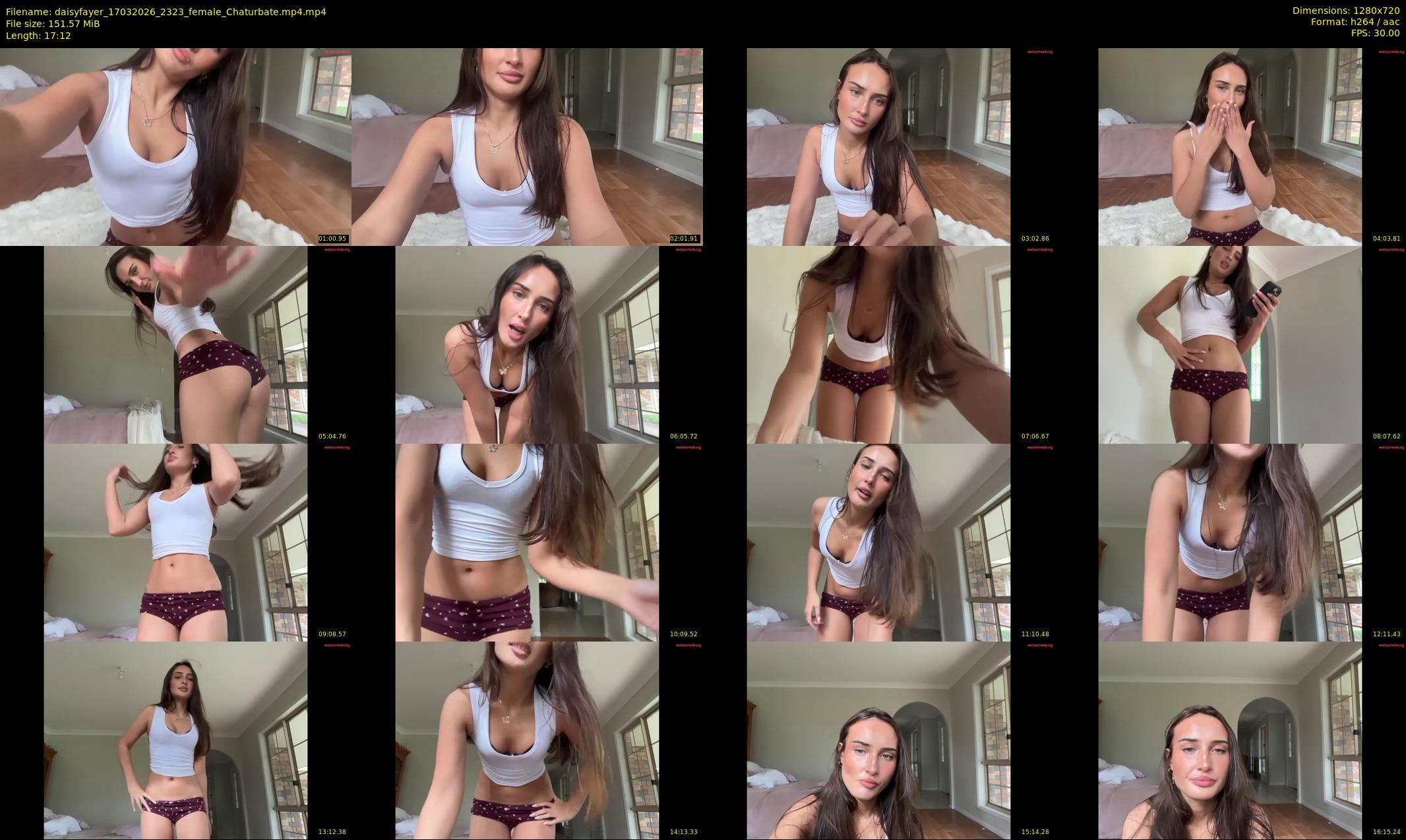 daisyfayer — 18 minute Chaturbate female cam show recording, 720p, Mar 17, 2026