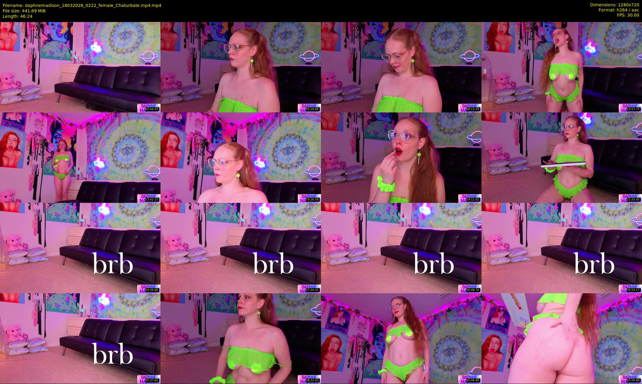 daphnemadison — 47 minute Chaturbate couple cam show recording, 720p, Mar 18, 2026