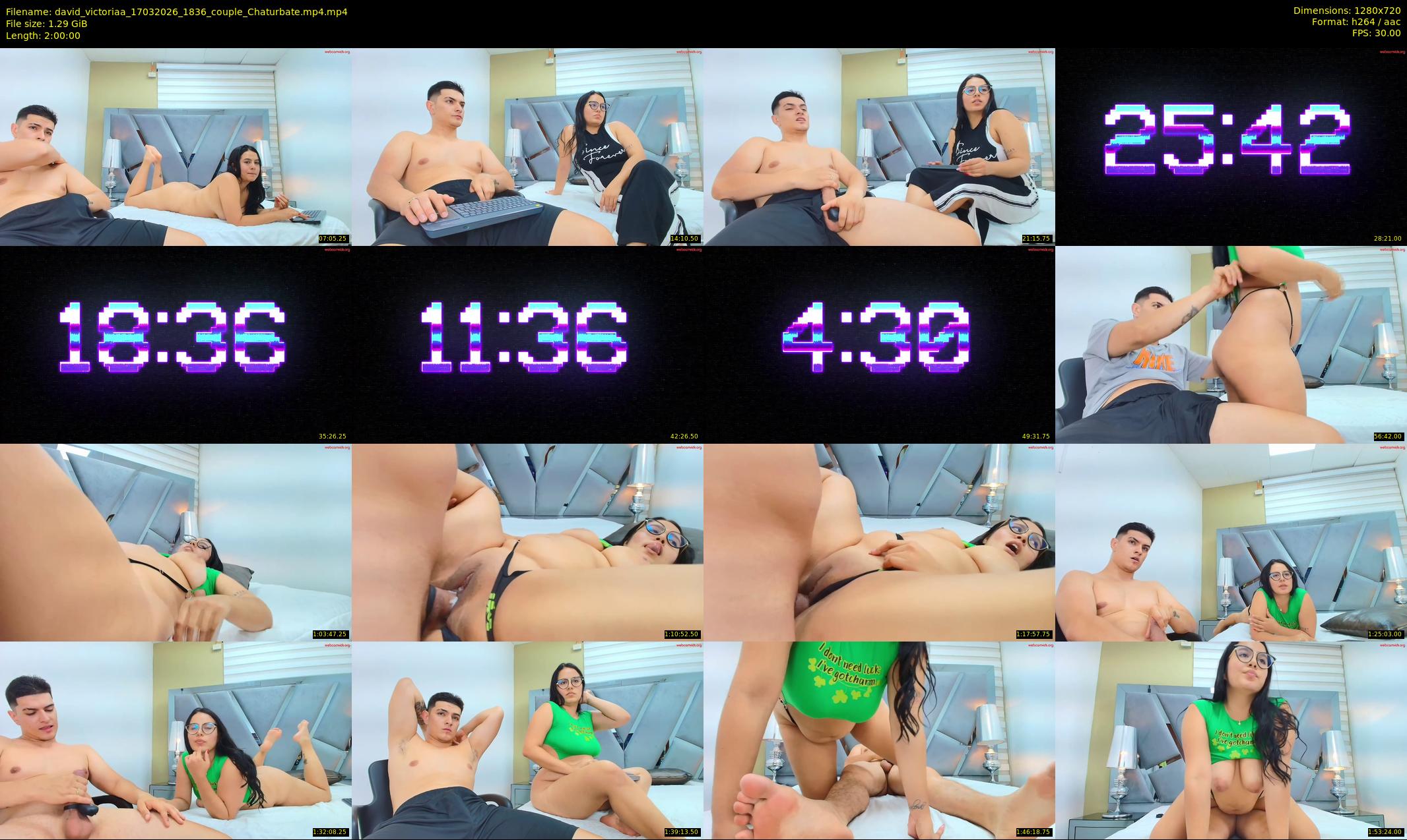 david_victoriaa — 120 minute Chaturbate couple cam show recording, 720p, Mar 17, 2026