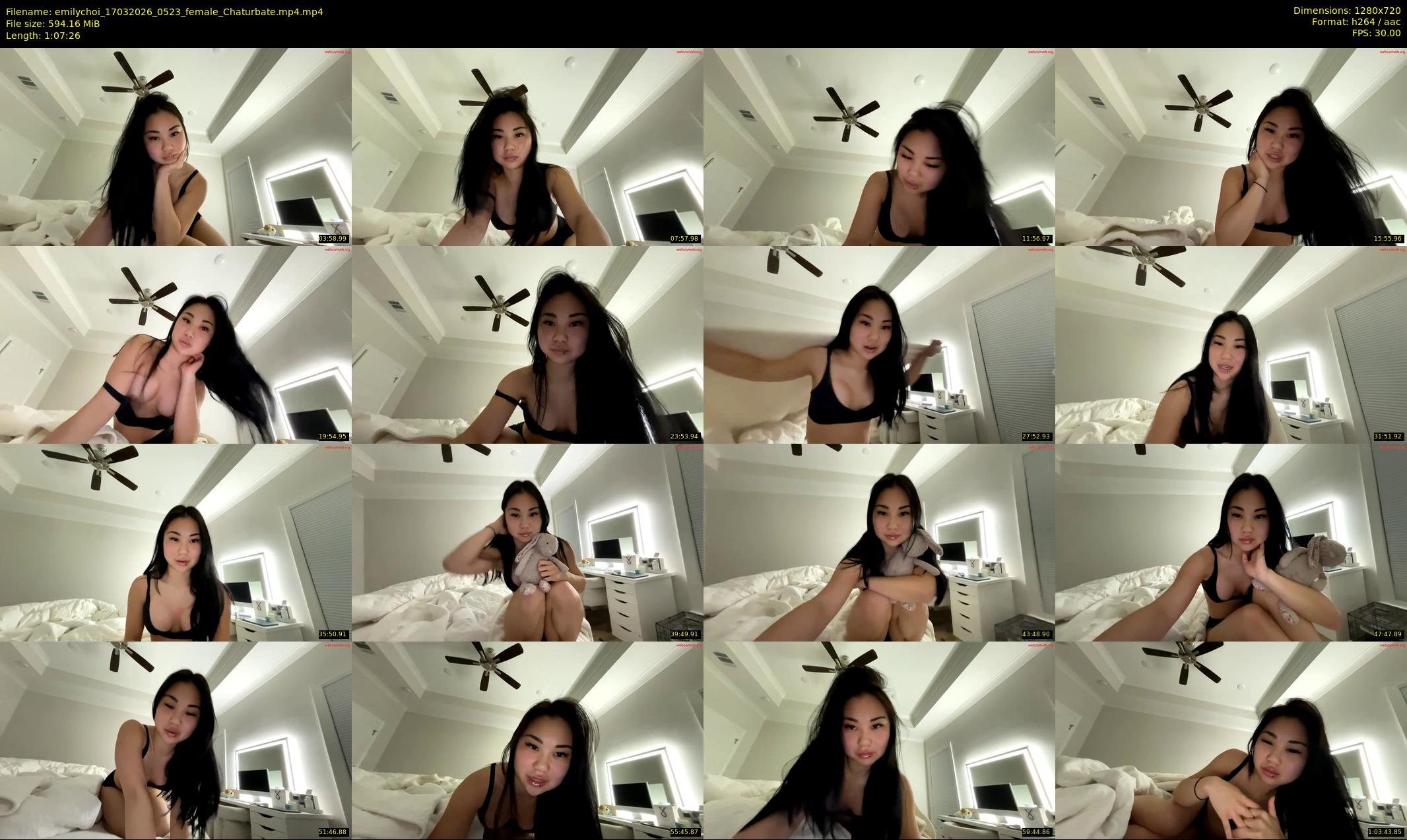 emilychoi — 68 minute Chaturbate female cam show recording, 720p, Mar 17, 2026