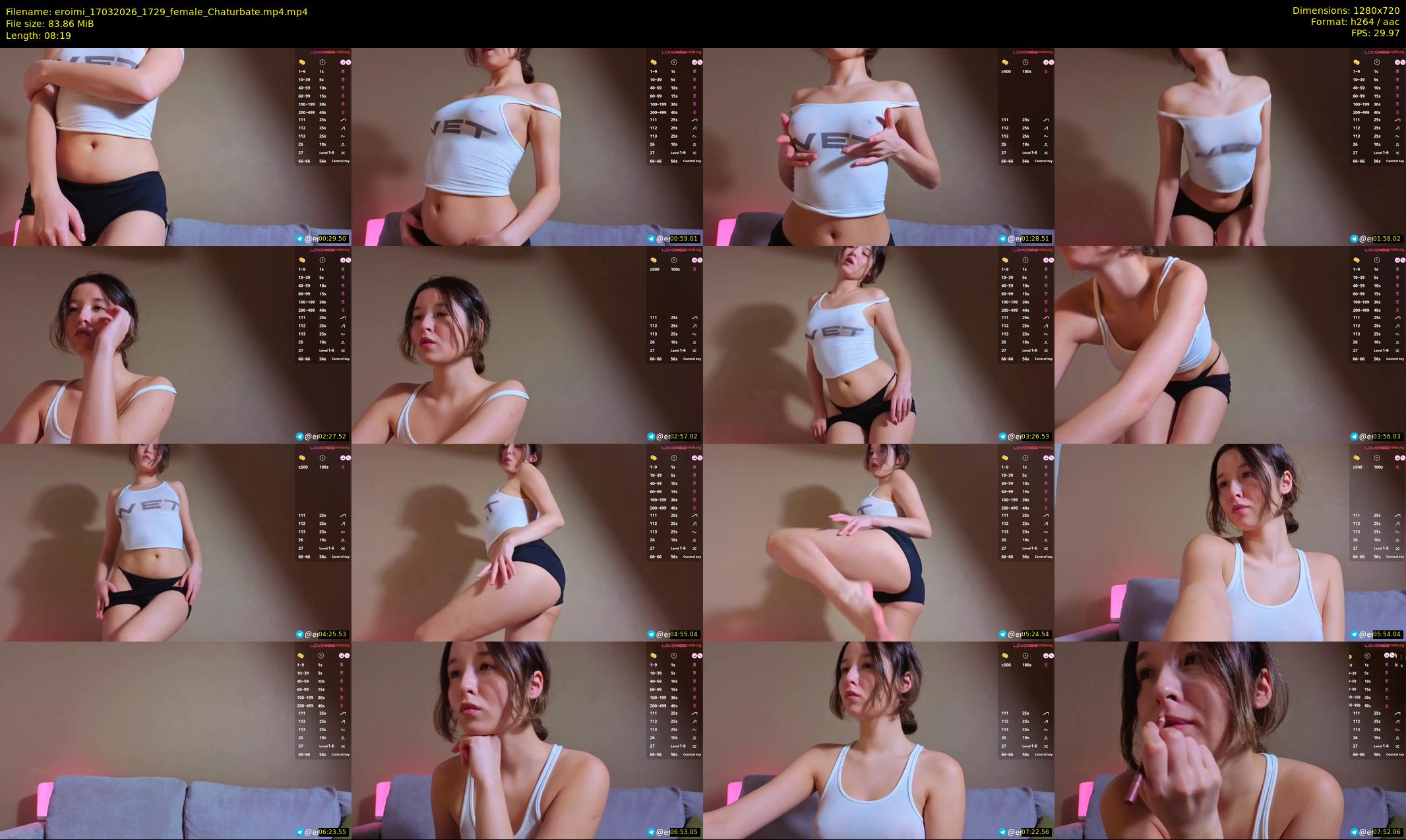 eroimi — 9 minute Chaturbate female cam show recording, 720p, Mar 17, 2026