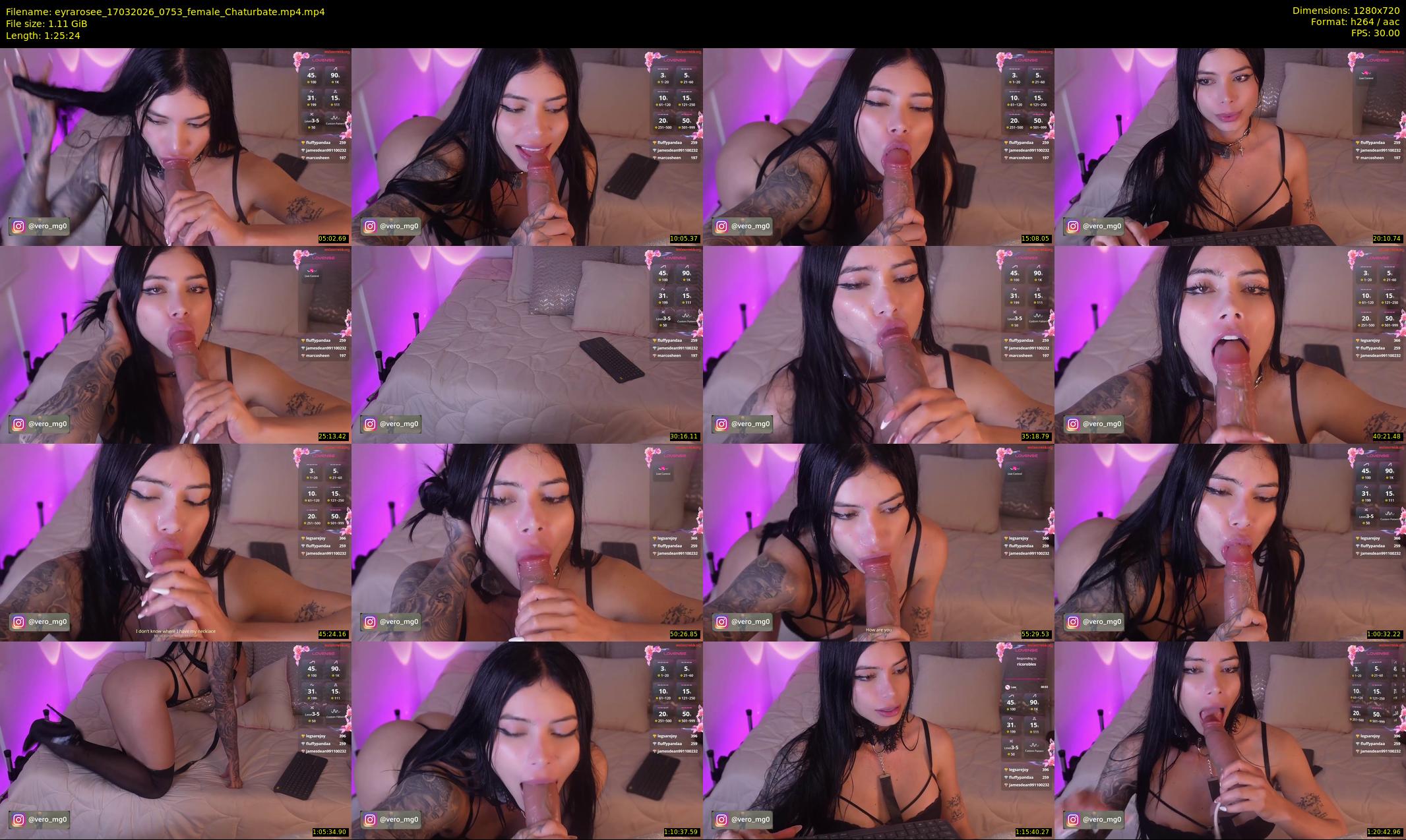 eyrarosee — 86 minute Chaturbate female cam show recording, 720p, Mar 17, 2026