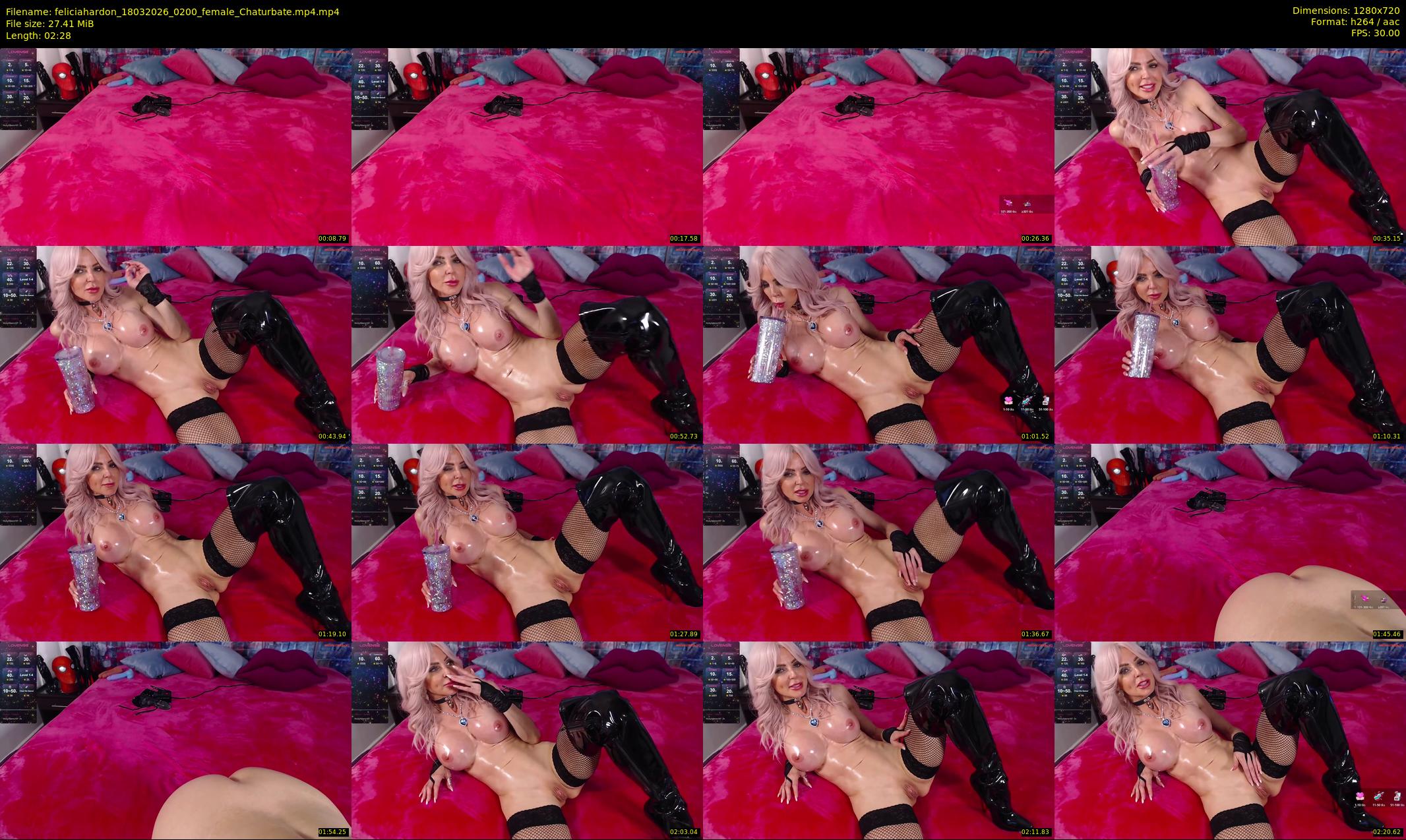 feliciahardon — 3 minute Chaturbate female cam show recording, 720p, Mar 18, 2026