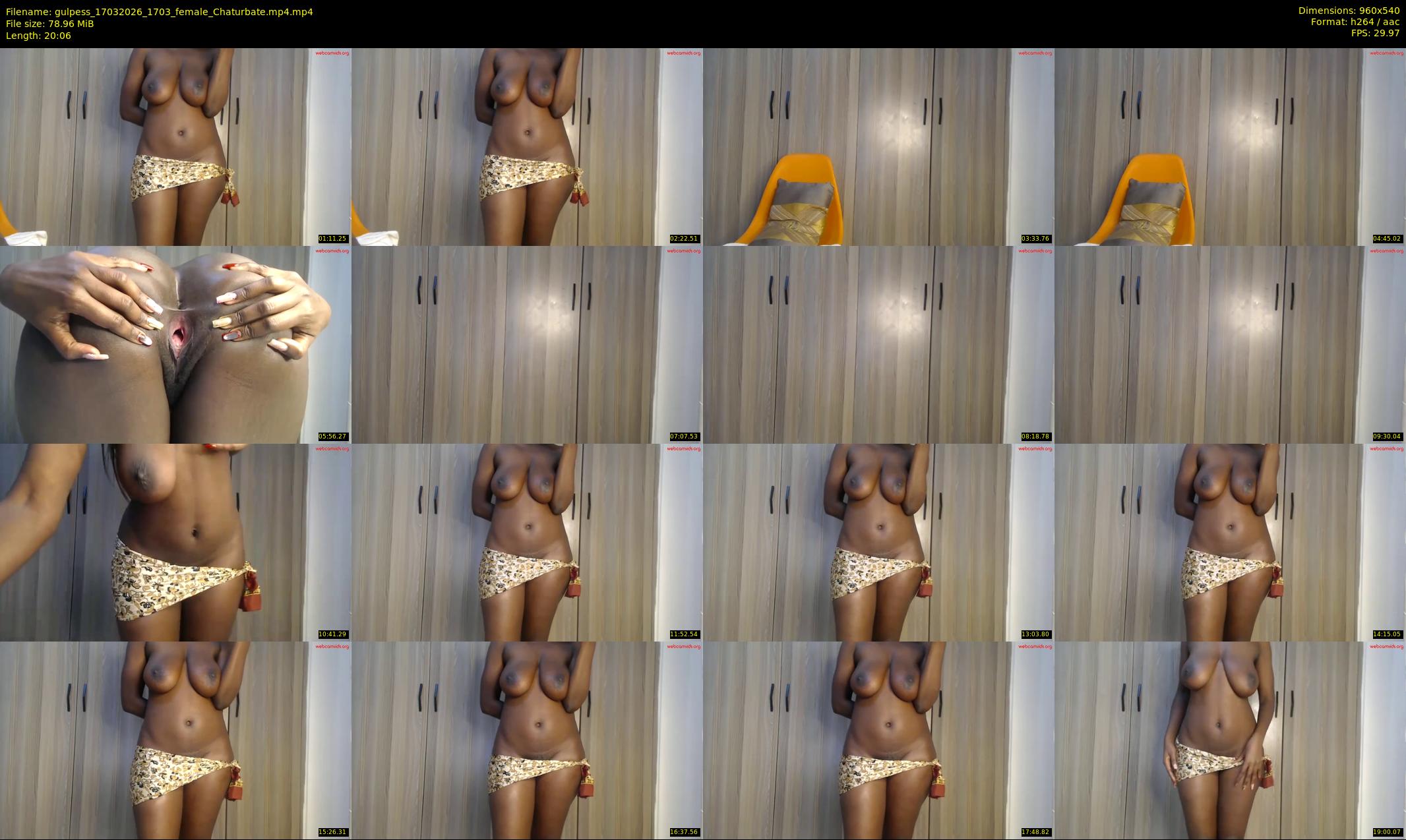 gulpess — 21 minute Chaturbate female cam show recording, 480p, Mar 17, 2026