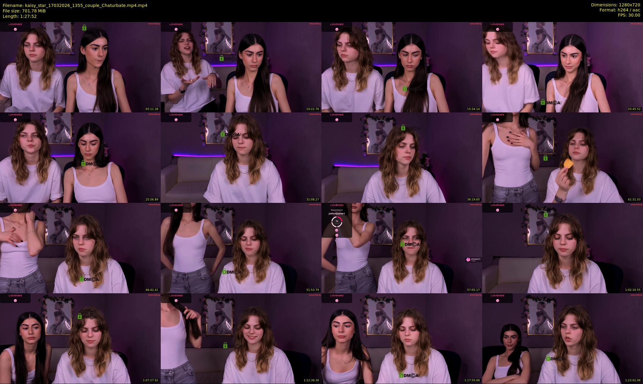 kaisy_star — 88 minute Chaturbate female cam show recording, 720p, Mar 17, 2026