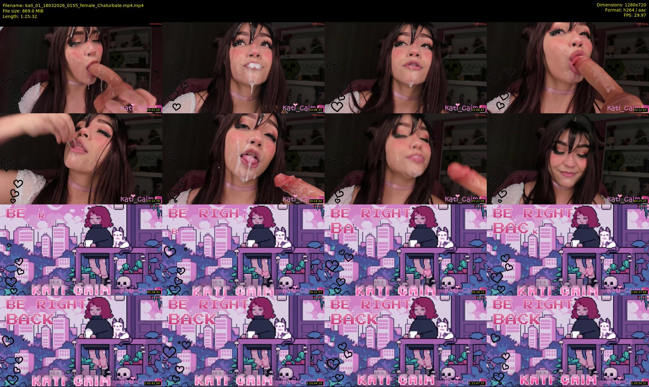 kati_01 — 86 minute Chaturbate female cam show recording, 720p, Mar 18, 2026