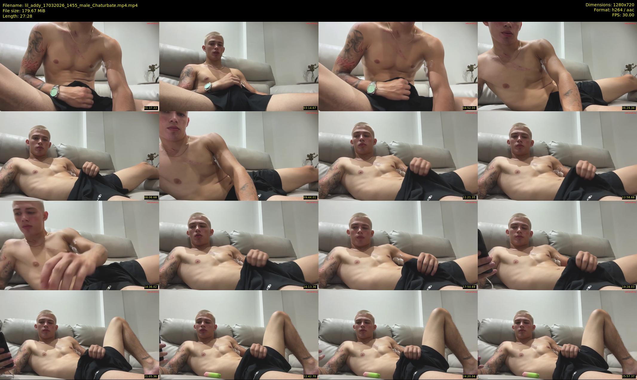 lil_addy — 28 minute Chaturbate male cam show recording, 720p, Mar 17, 2026