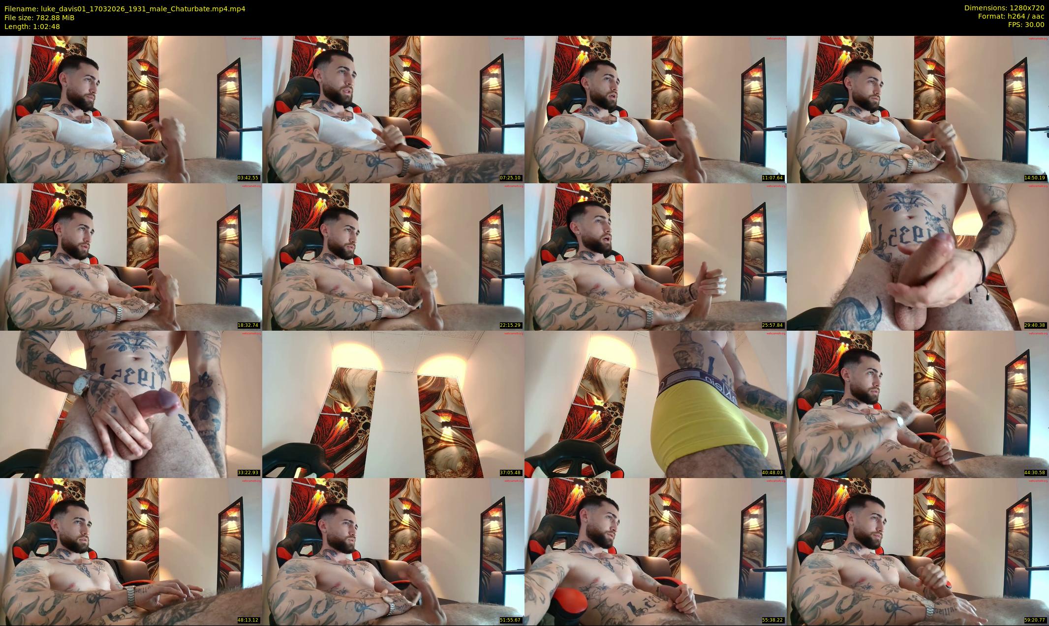 luke_davis01 — 63 minute Chaturbate male cam show recording, 720p, Mar 17, 2026