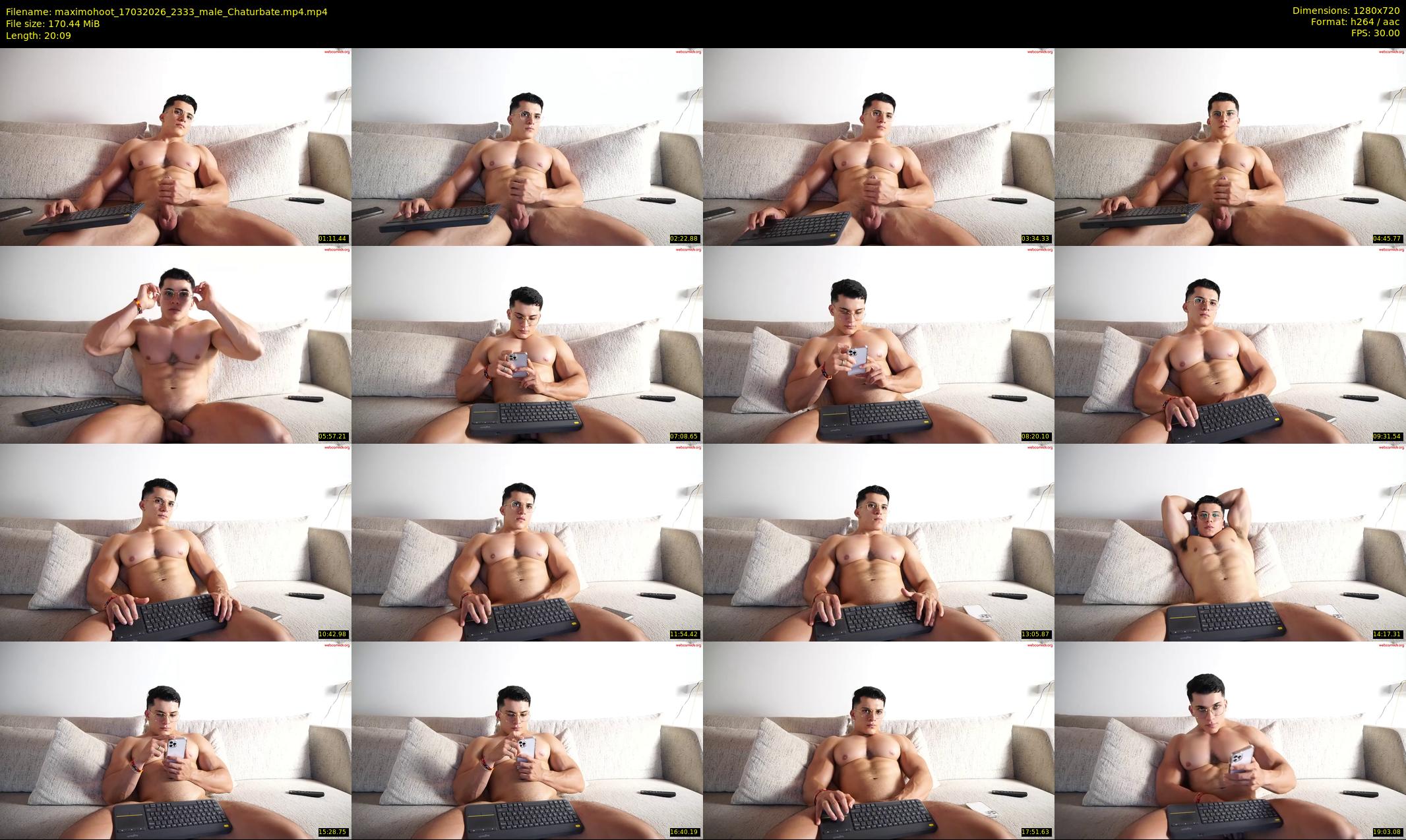 maximohoot — 21 minute Chaturbate male cam show recording, 720p, Mar 17, 2026
