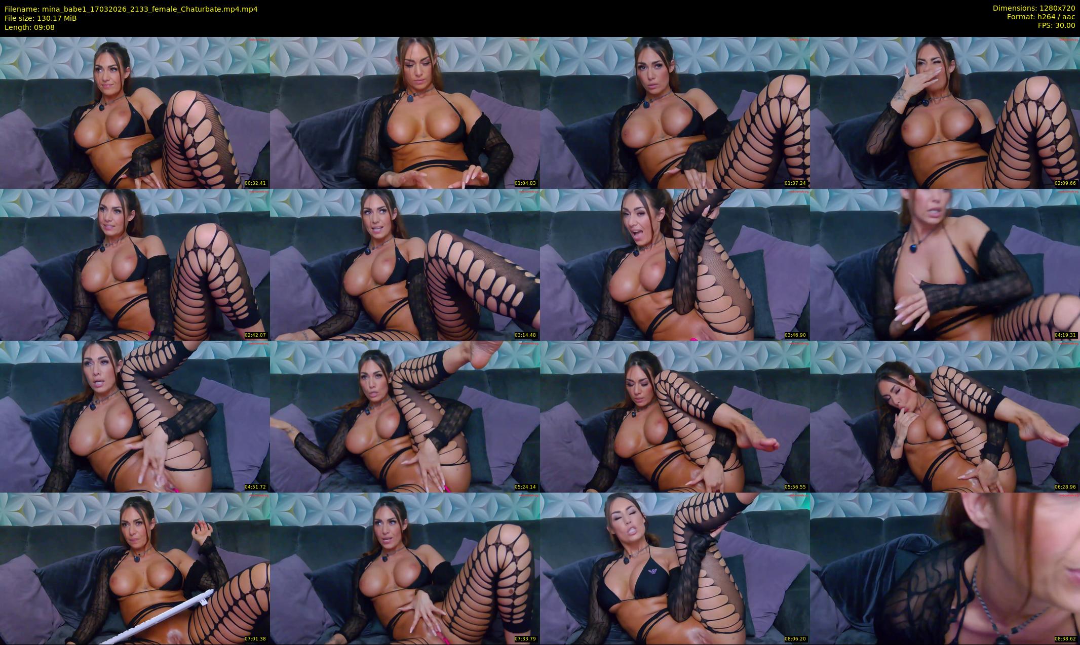 mina_babe1 — 10 minute Chaturbate female cam show recording, 720p, Mar 17, 2026