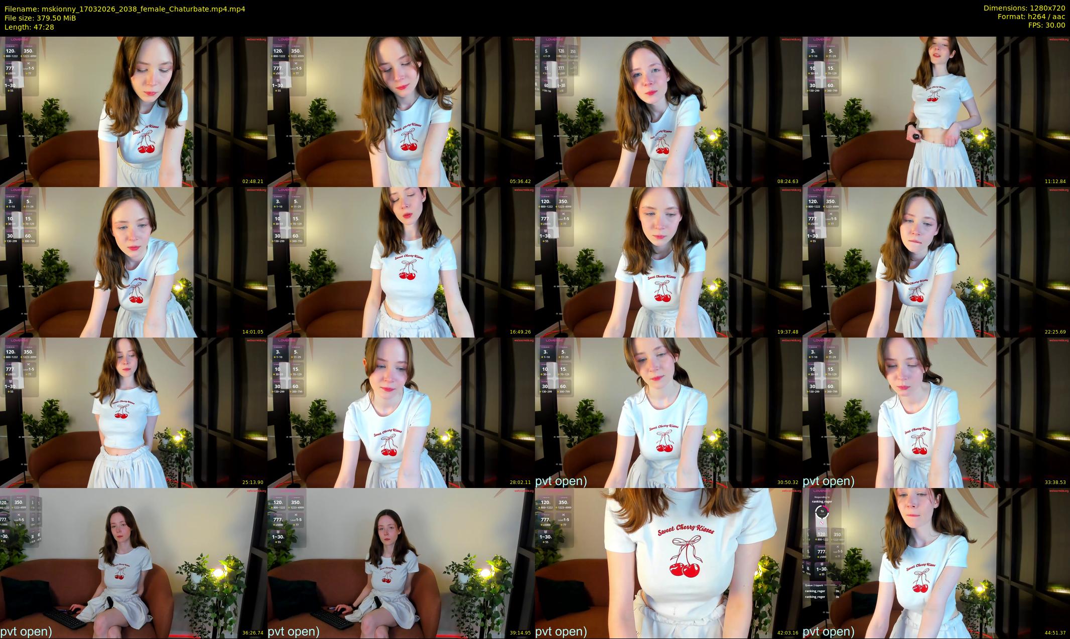 mskionny — 48 minute Chaturbate female cam show recording, 720p, Mar 17, 2026